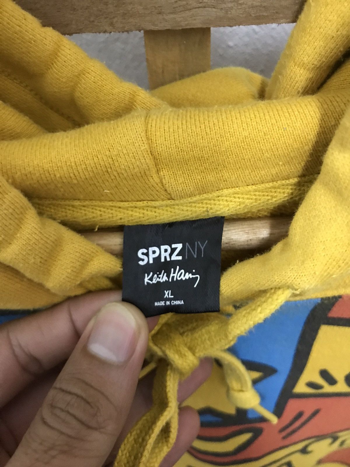 Keith haring American flag hoodie