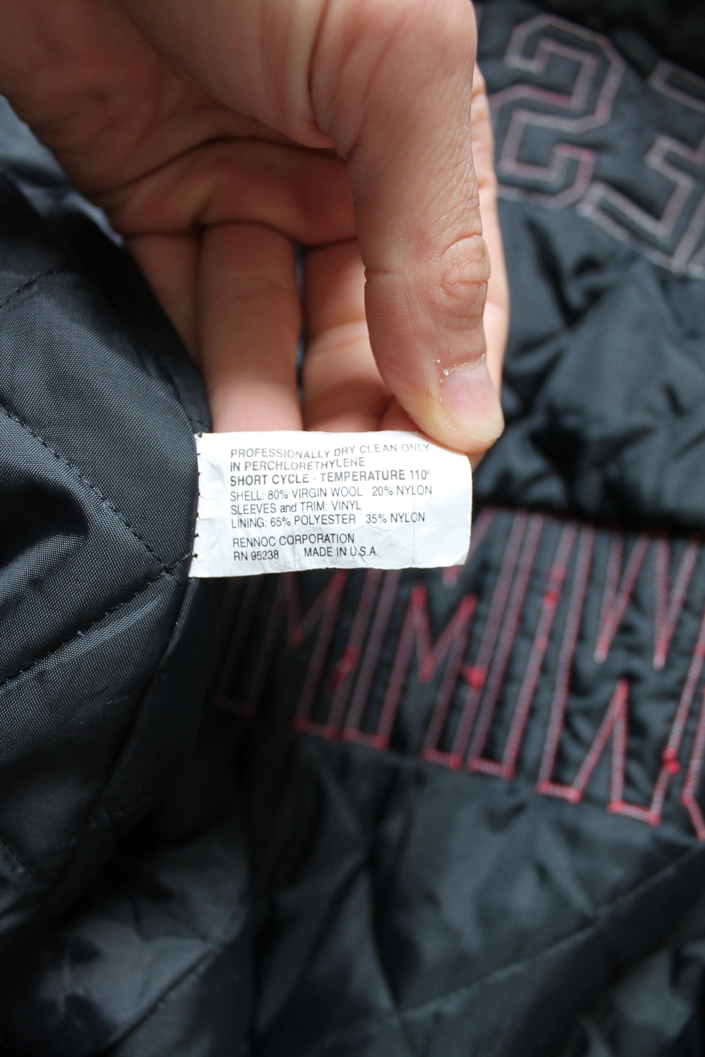 Rennoc 90's Varsity RENNOC Cheshire Jacket Wool Blend Size US XXL / EU 58 / 5 - 14 Thumbnail