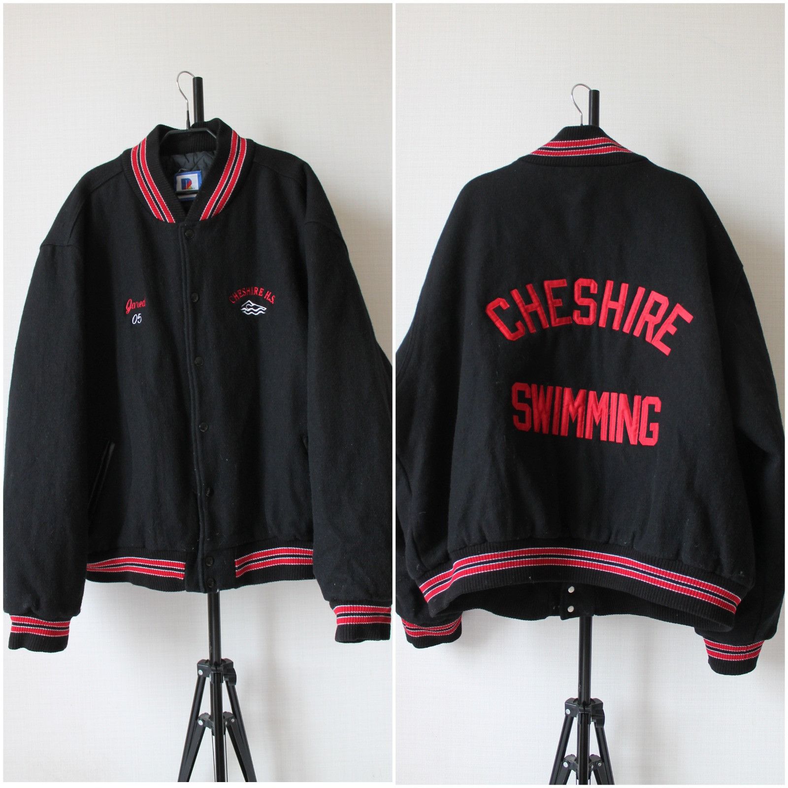 Rennoc 90's Varsity RENNOC Cheshire Jacket Wool Blend Size US XXL / EU 58 / 5 - 1 Thumbnail