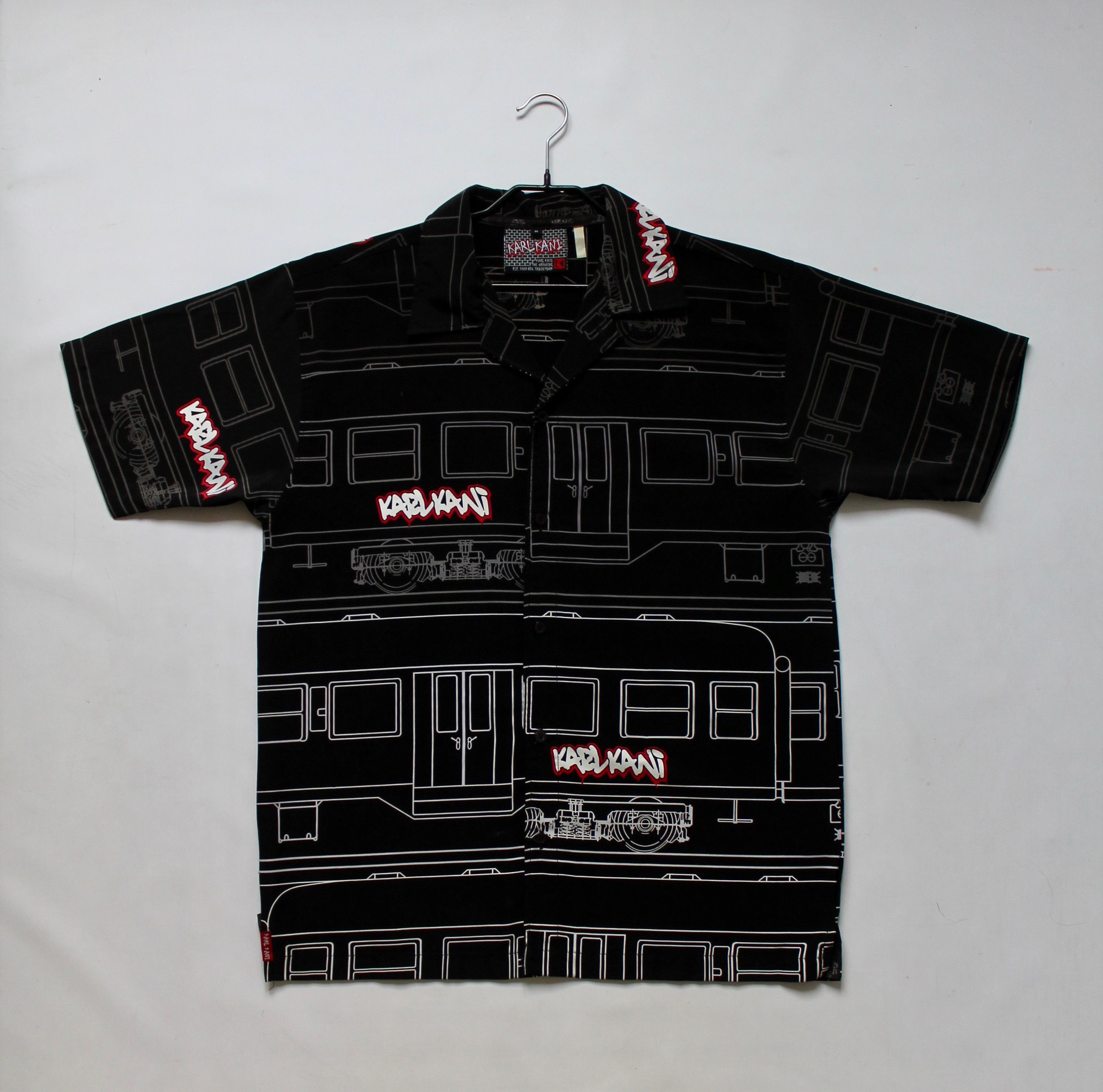 Karl Kani × Vintage RARE! KARL KANI Rap Shirt Short Sleeve Size US M / EU 48-50 / 2 - 10 Thumbnail