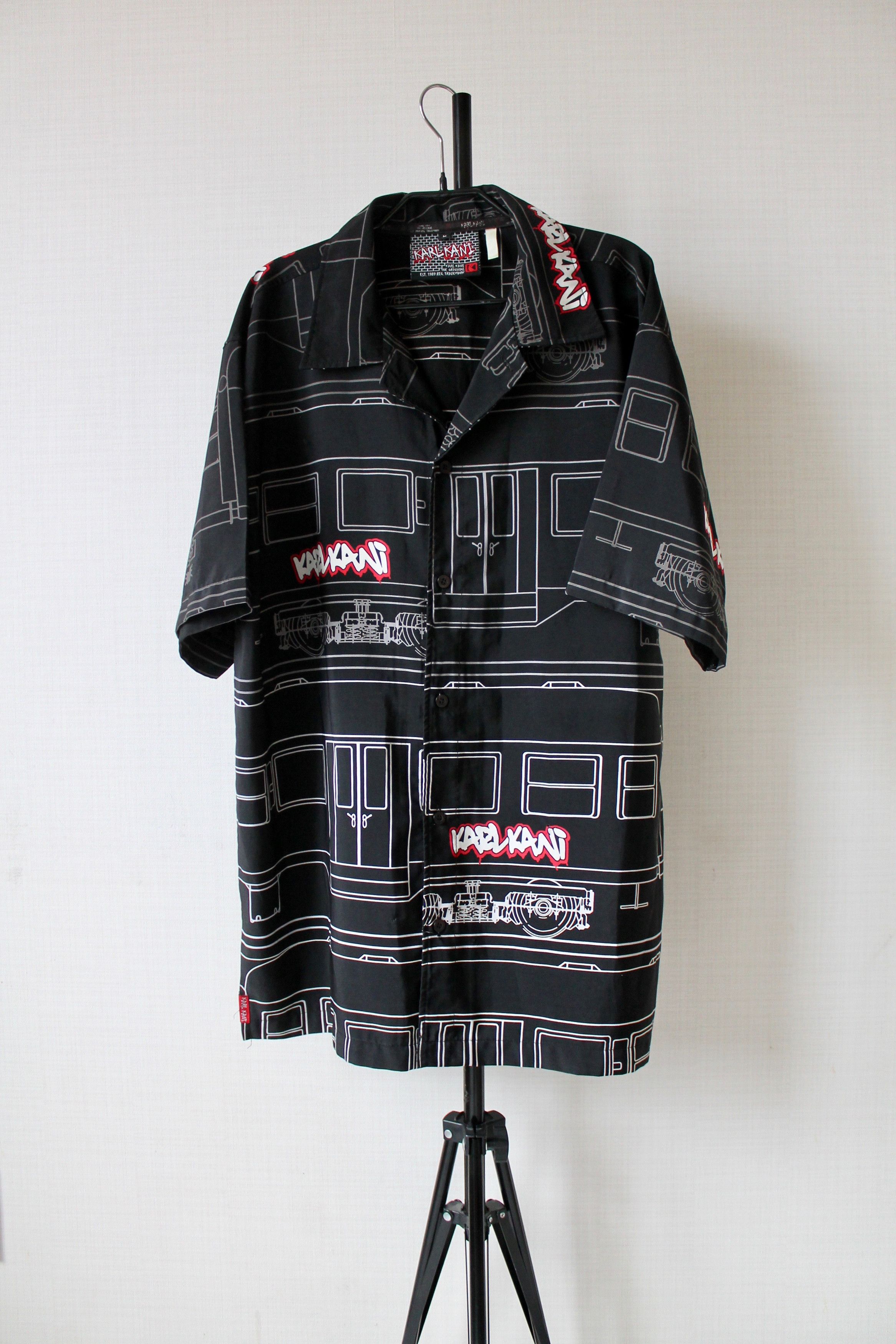 Karl Kani × Vintage RARE! KARL KANI Rap Shirt Short Sleeve Size US M / EU 48-50 / 2 - 1 Thumbnail
