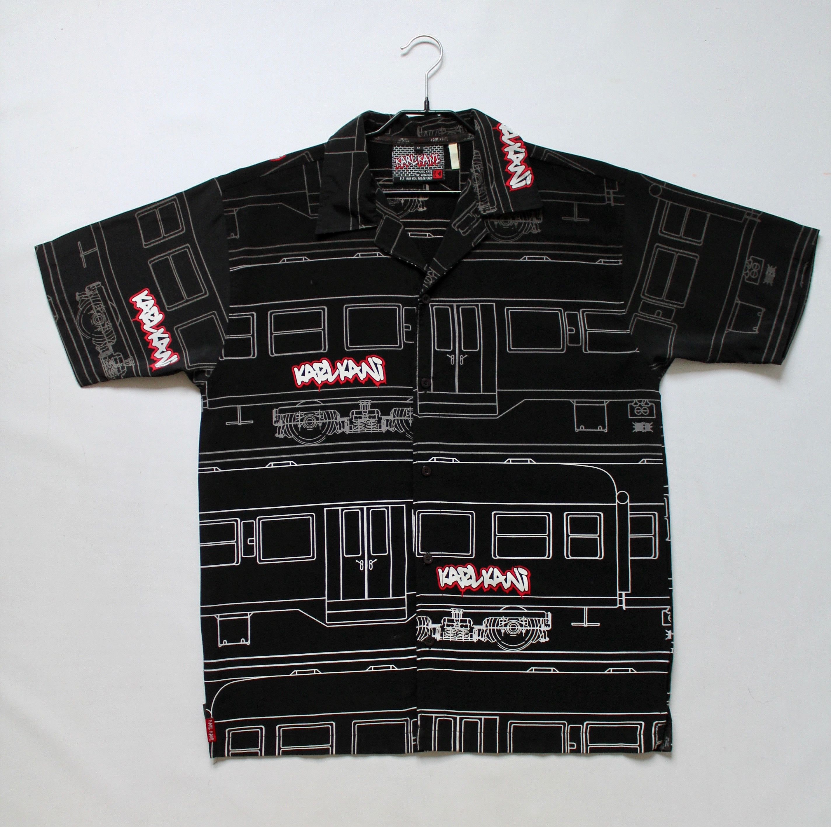 Karl Kani × Vintage RARE! KARL KANI Rap Shirt Short Sleeve Size US M / EU 48-50 / 2 - 11 Thumbnail