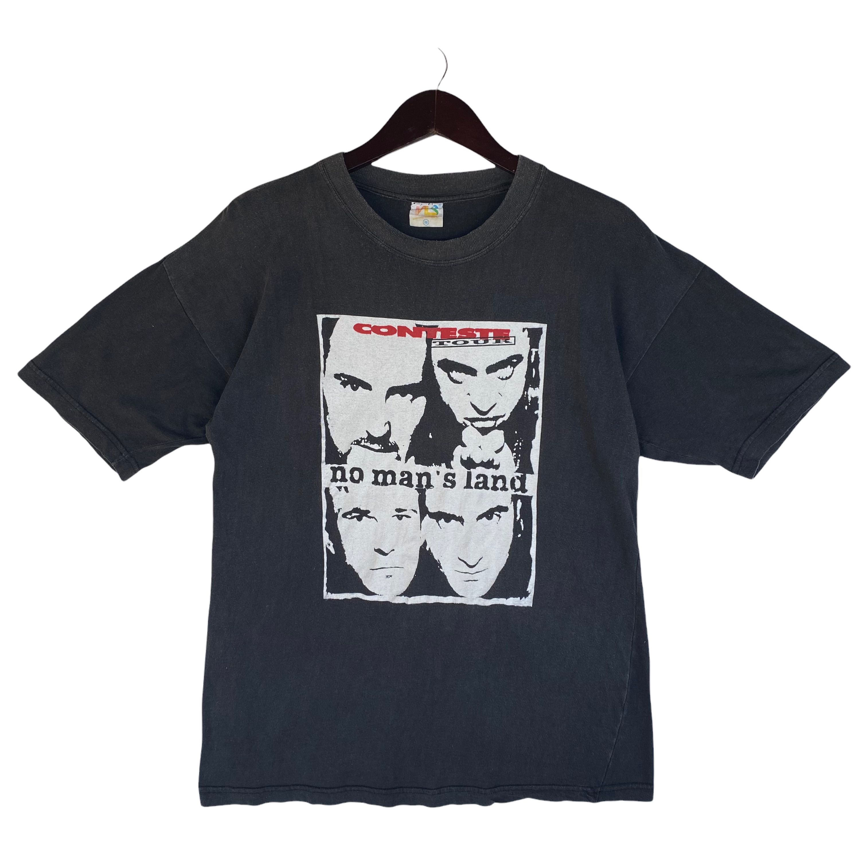Band Tees VINTAGE 90s No Man’s Land conteste tour 1995 shirt Size US M / EU 48-50 / 2 - 1 Thumbnail