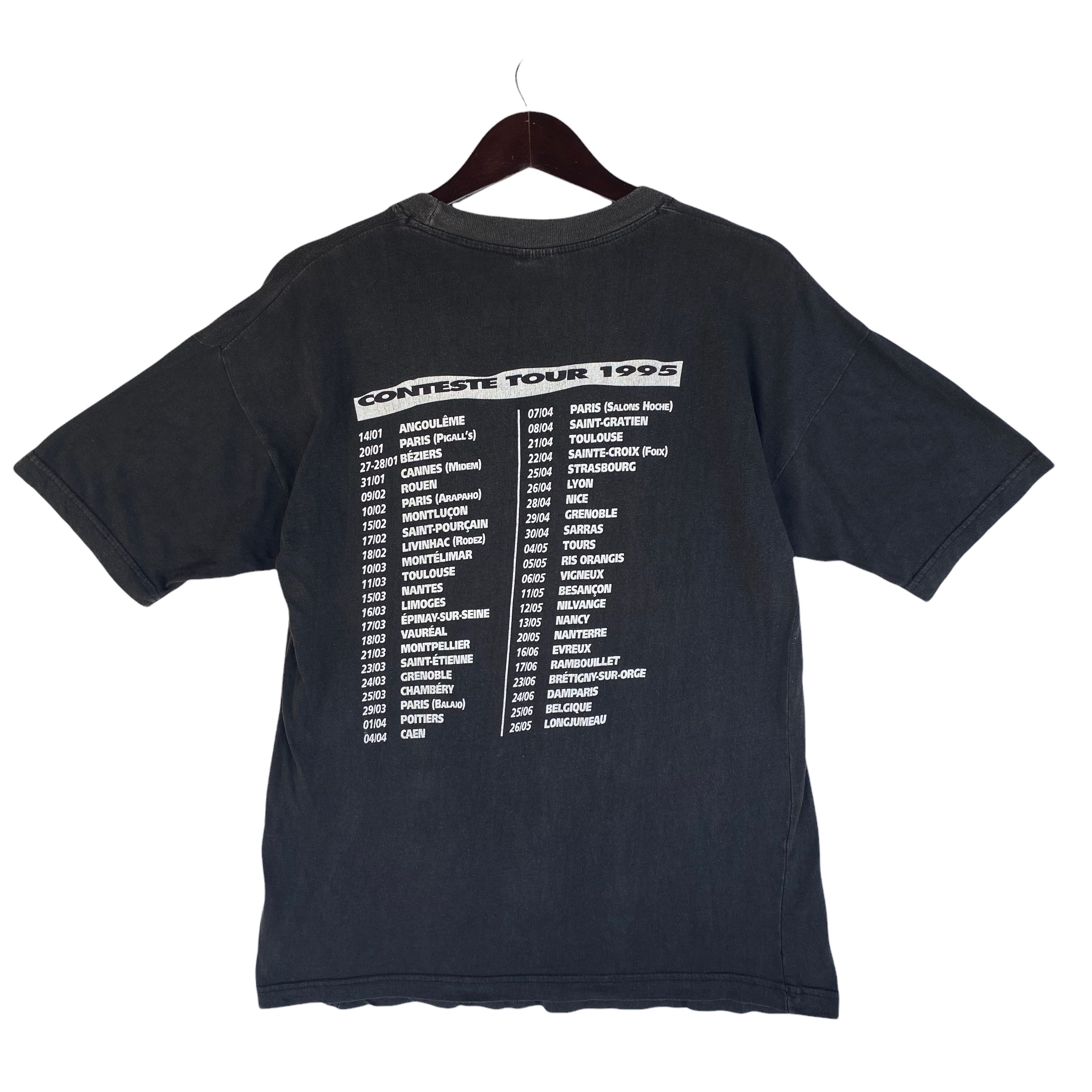 Band Tees VINTAGE 90s No Man’s Land conteste tour 1995 shirt Size US M / EU 48-50 / 2 - 2 Thumbnail
