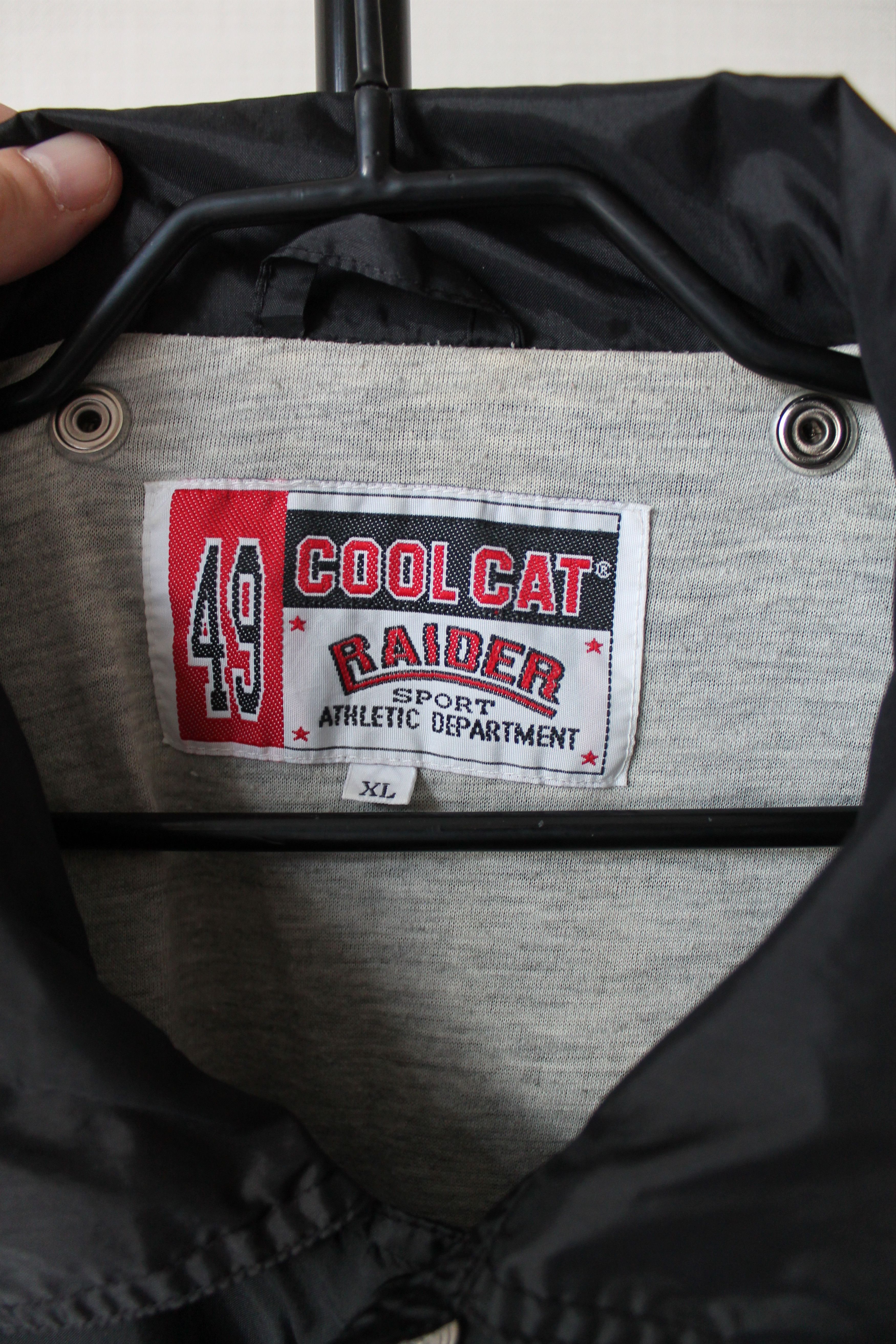 NFL 90's NFL Cleveland Cool Cat Archers Light Nylon Jacket Size US XL / EU 56 / 4 - 4 Thumbnail