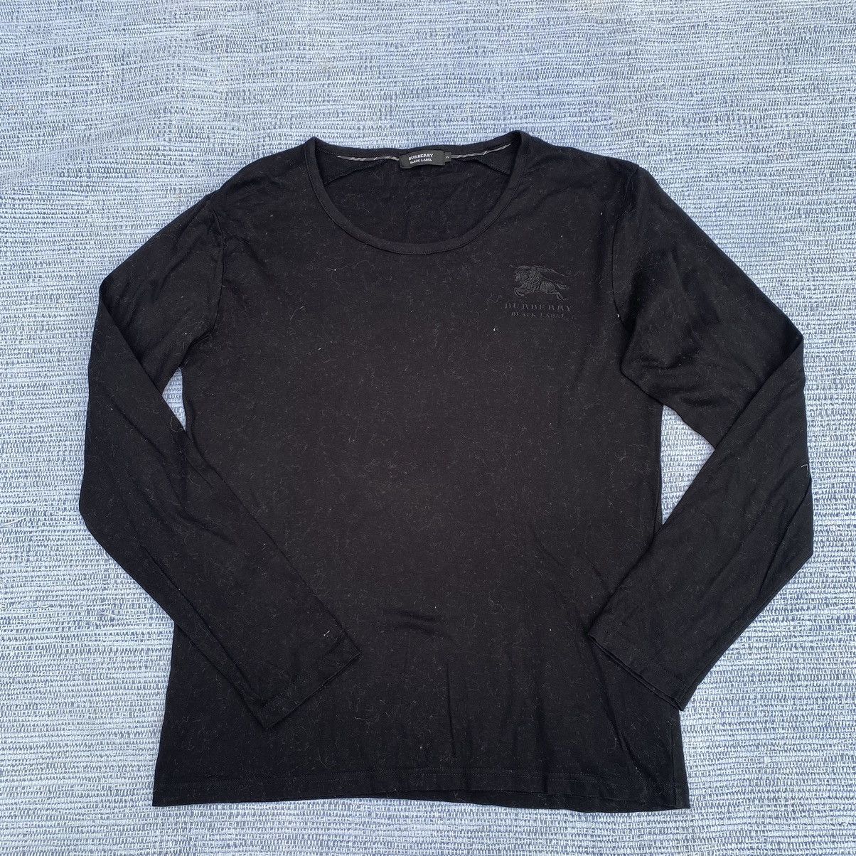image of Burberry x Vintage Black Longsleeve, Men's (Size Medium)