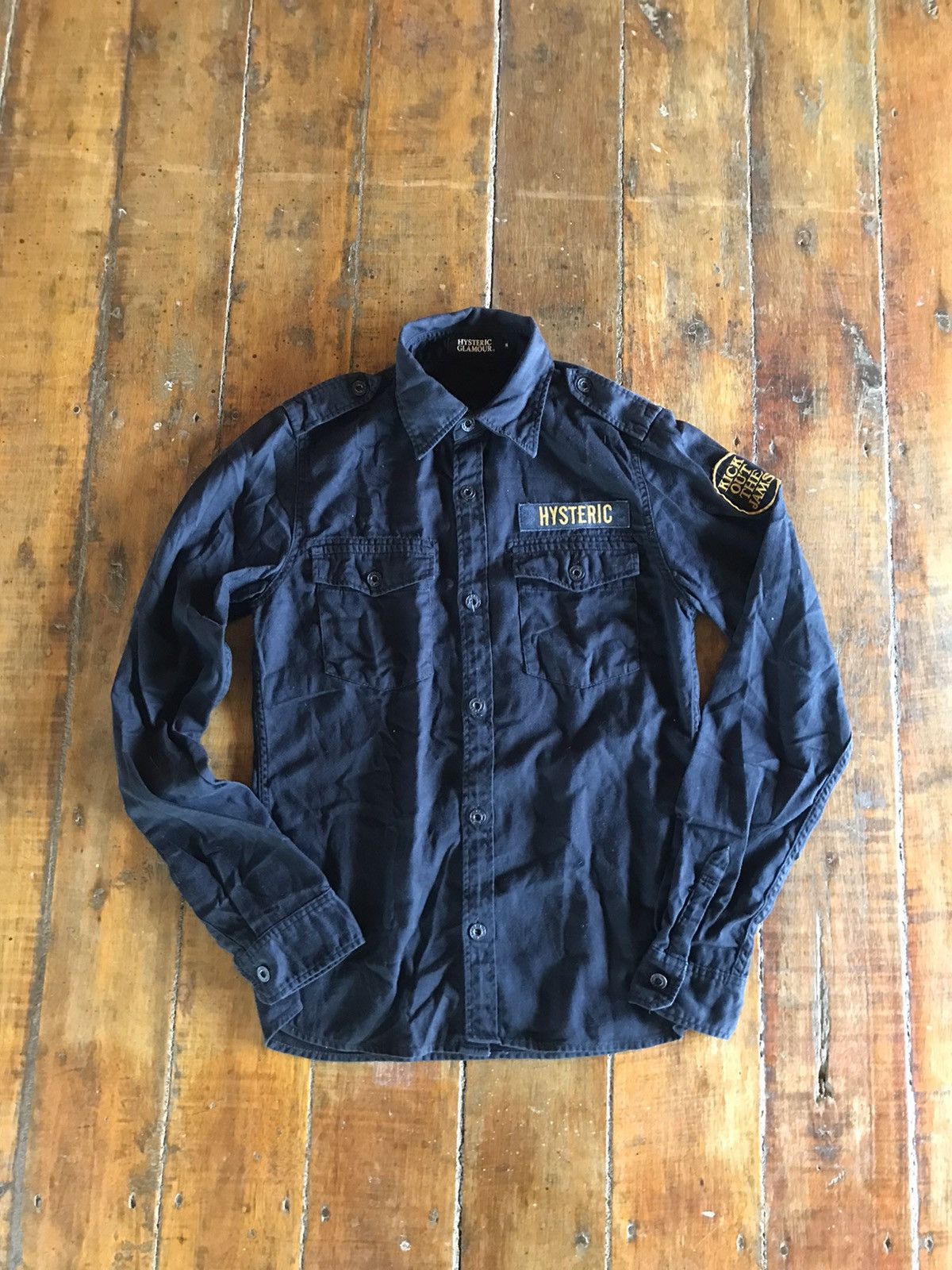 Hysteric Glamour Hysteric glamour “Bored” military shirt Size US L / EU 52-54 / 3 - 2 Thumbnail
