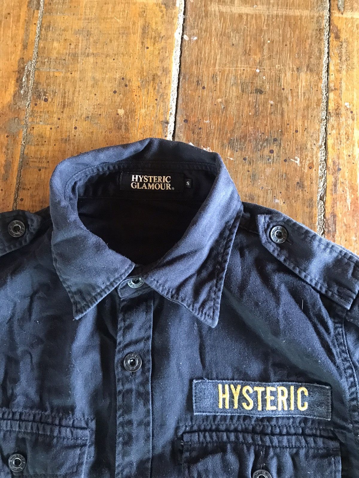 Hysteric Glamour Hysteric glamour “Bored” military shirt Size US L / EU 52-54 / 3 - 3 Thumbnail