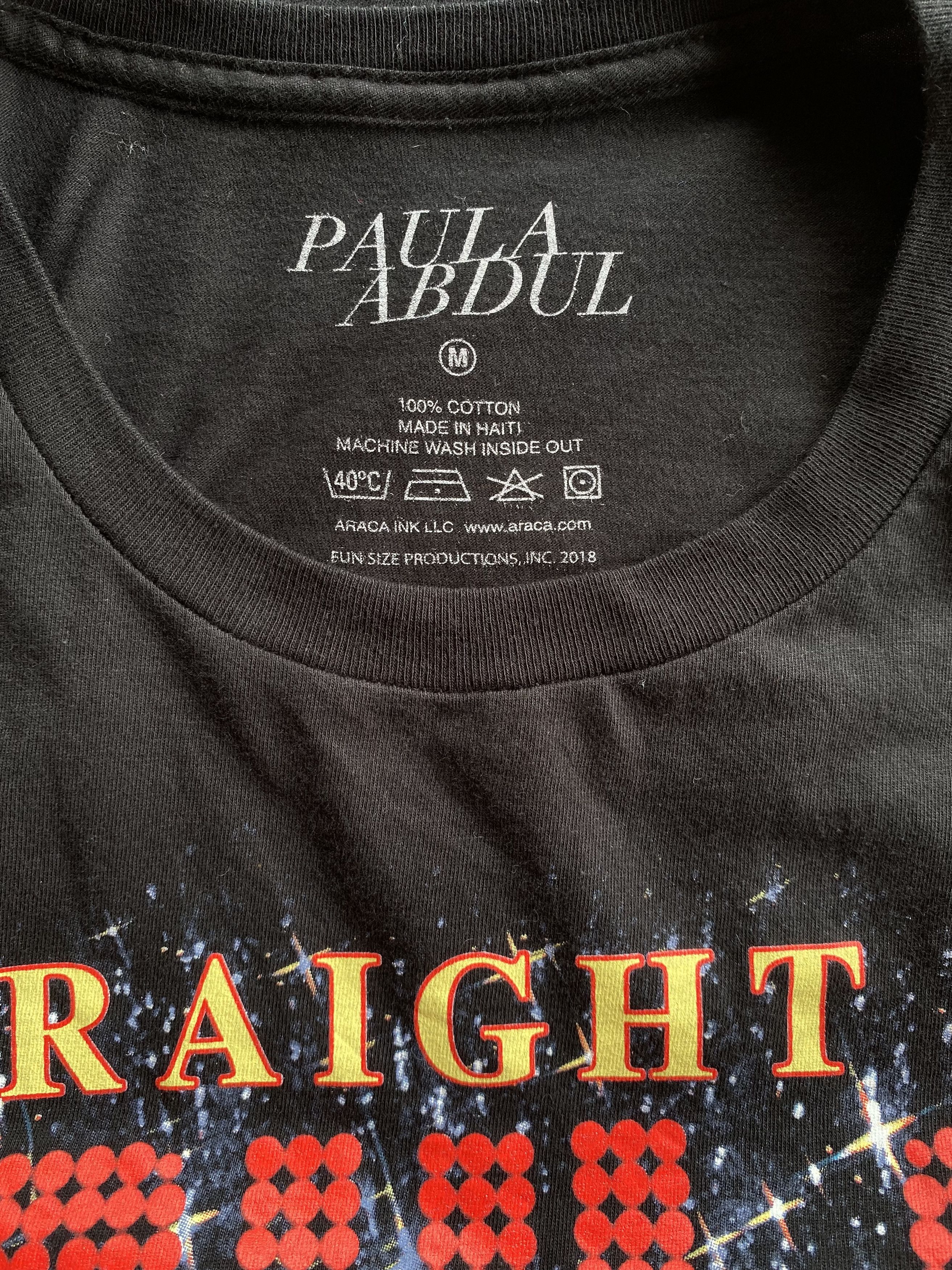 Band Tees 💥PAULA ABDUL straight VIP American tour tee shirt Size US M / EU 48-50 / 2 - 3 Thumbnail