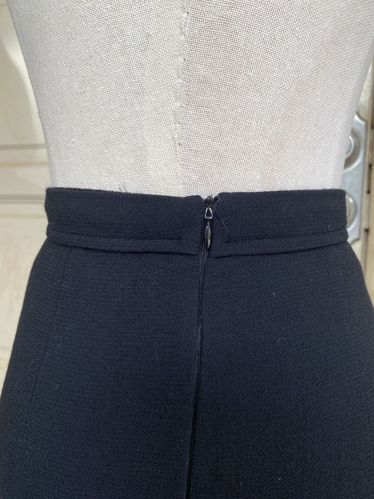Carven × Vintage vintage black skirt Size 25" / US 0 / IT 36 - 4 Thumbnail