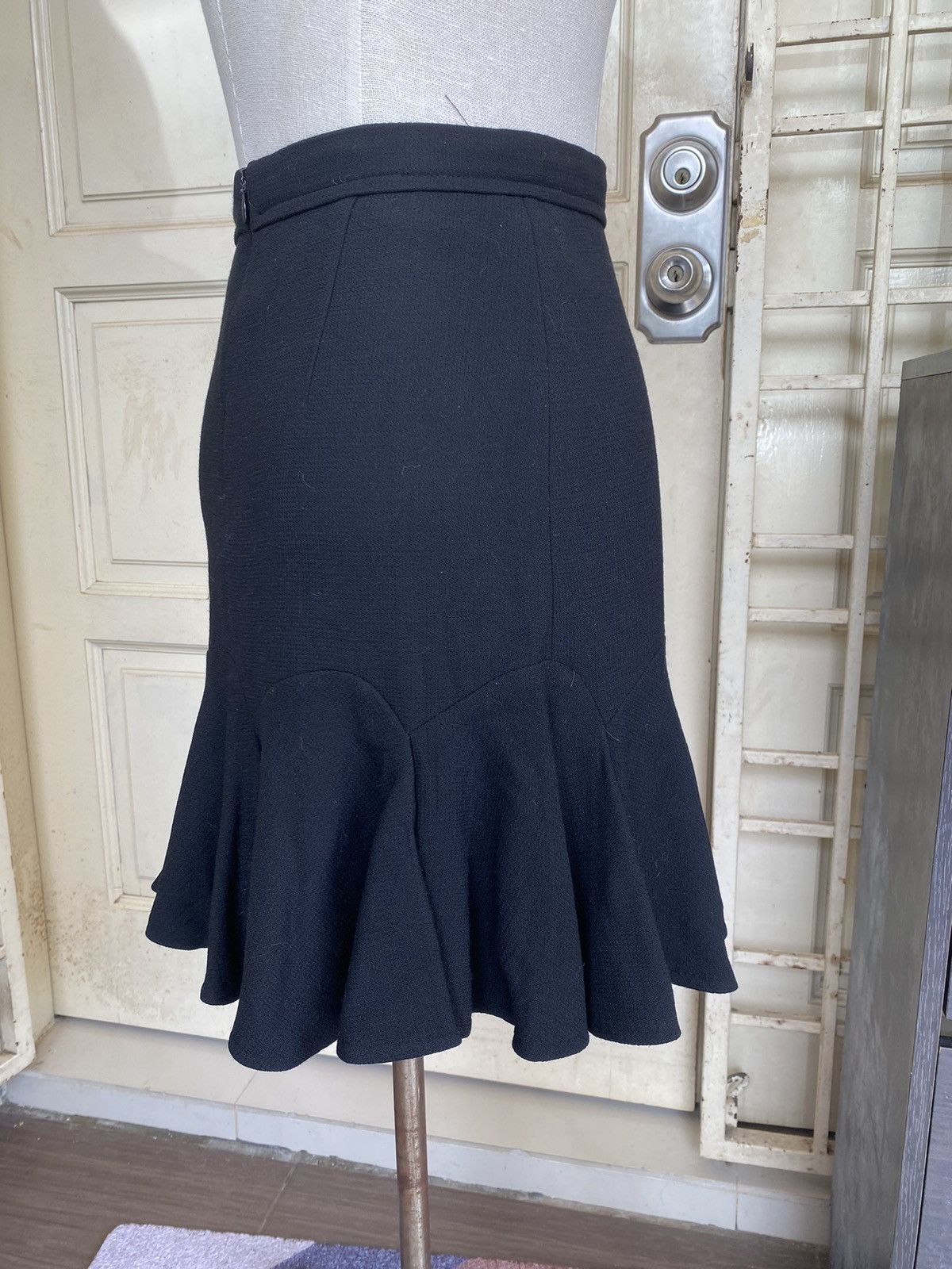 Carven × Vintage vintage black skirt Size 25" / US 0 / IT 36 - 2 Thumbnail