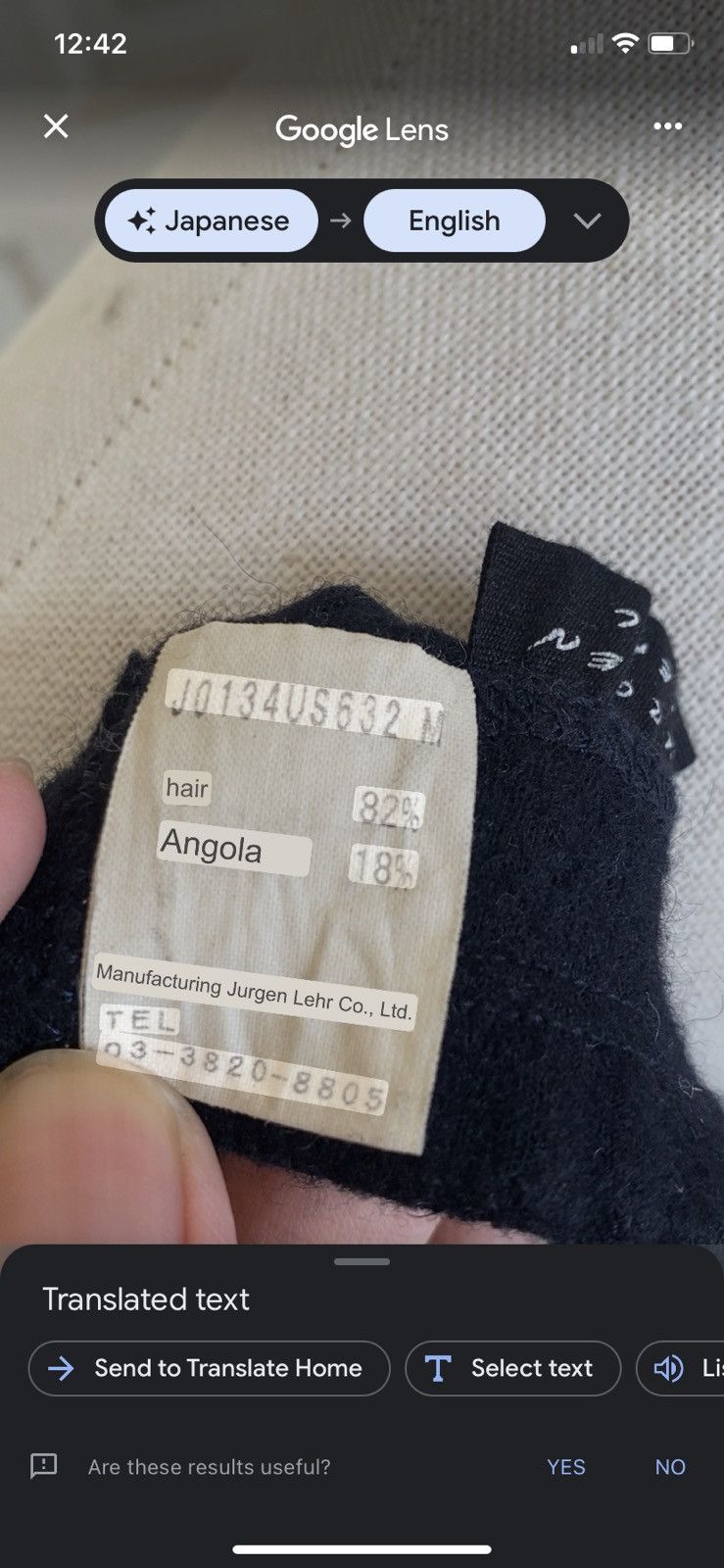 Japanese Brand jurgen lehl wool mixi skirt Size 28" / US 6 / IT 42 - 12 Thumbnail