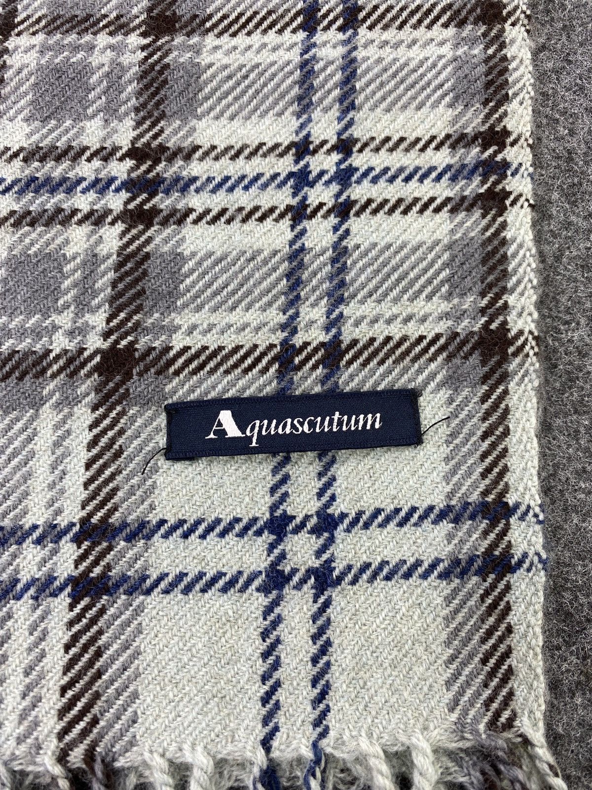 Aquascutum AQUASCUTUM Wool Scarf/Muffler/Neckwear -T150 Size ONE SIZE - 4 Thumbnail