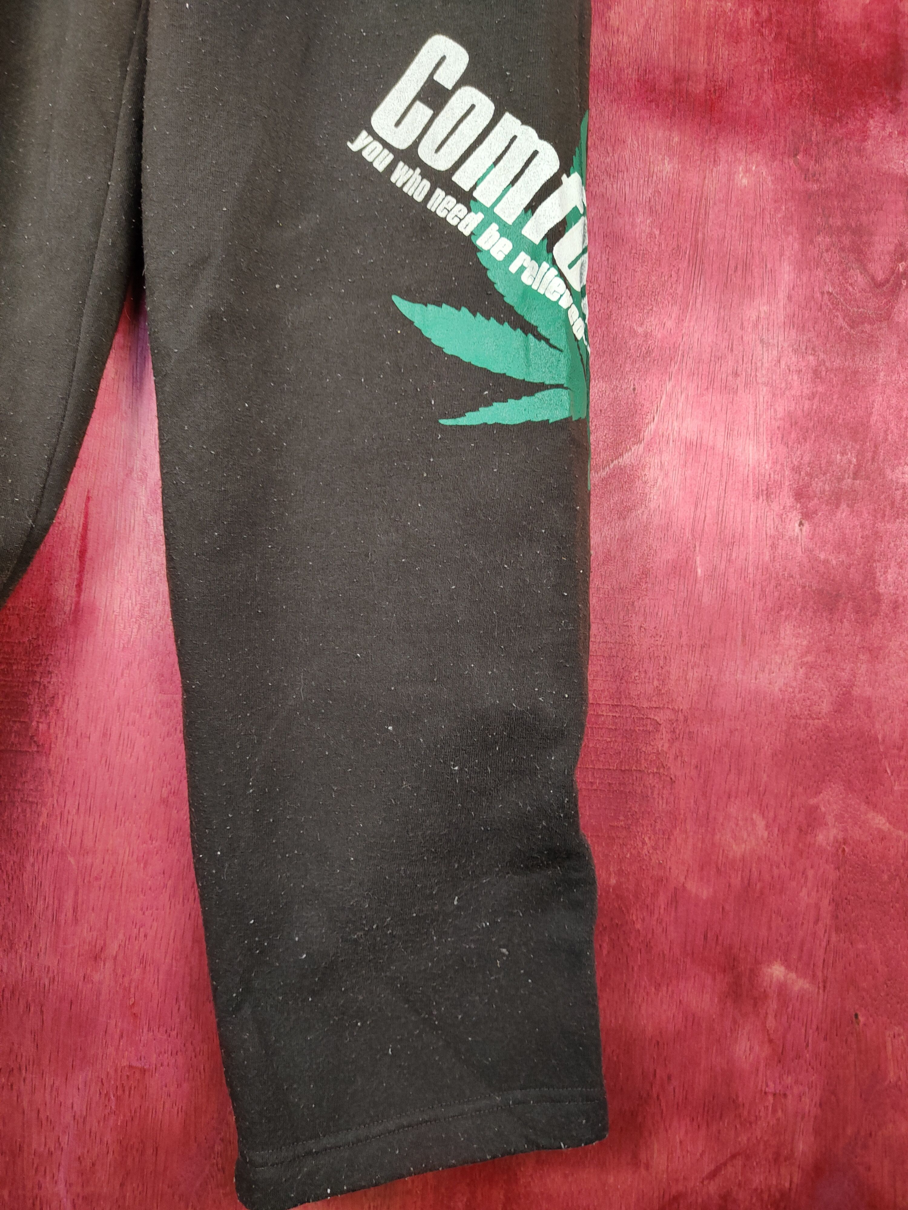 Japanese Brand Comfortable bob marley cannabis weed Gray sweatpants #4961 Size US 28 / EU 44 - 8 Thumbnail