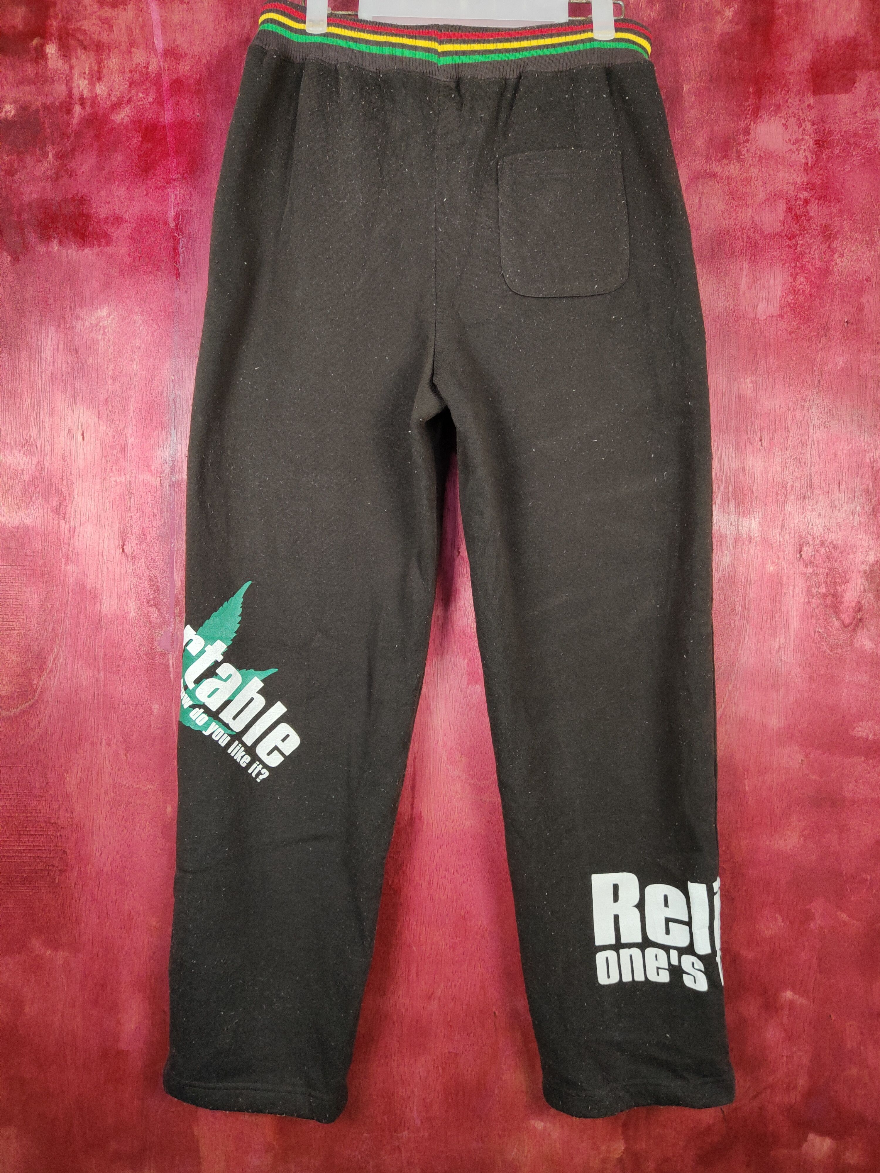 Japanese Brand Comfortable bob marley cannabis weed Gray sweatpants #4961 Size US 28 / EU 44 - 9 Thumbnail