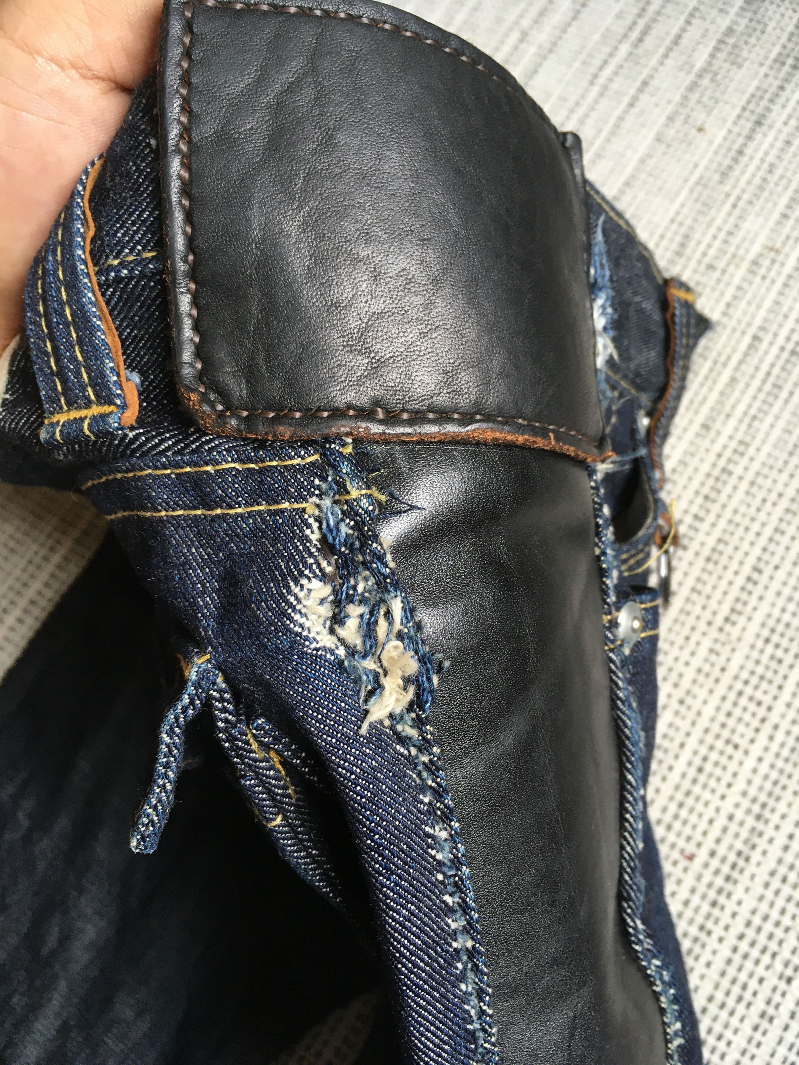 Japanese Brand Skull Flight Denim biker/motorcycle flare jeans Size US 30 / EU 46 - 11 Thumbnail