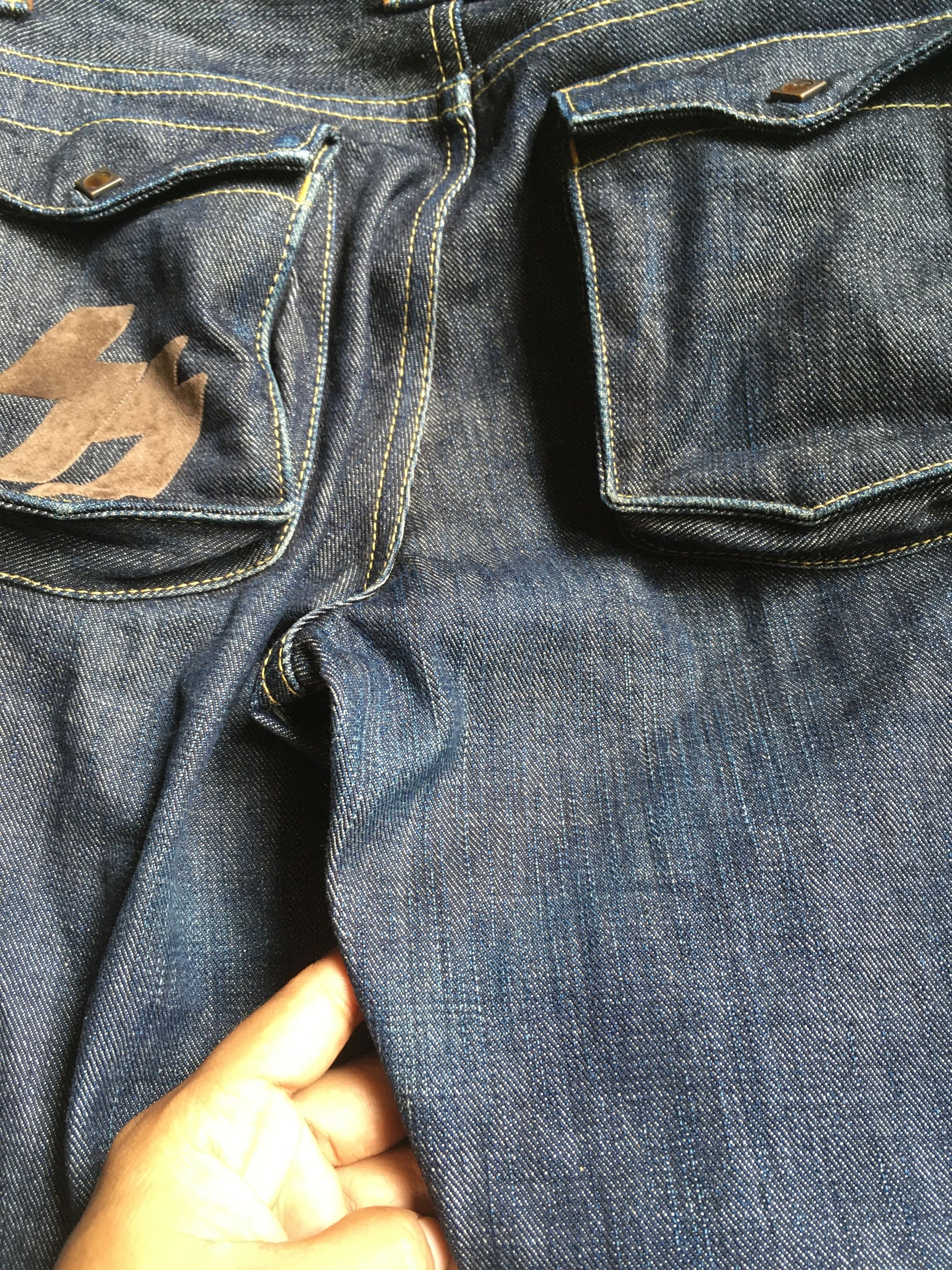 Japanese Brand Skull Flight Denim biker/motorcycle flare jeans Size US 30 / EU 46 - 14 Thumbnail
