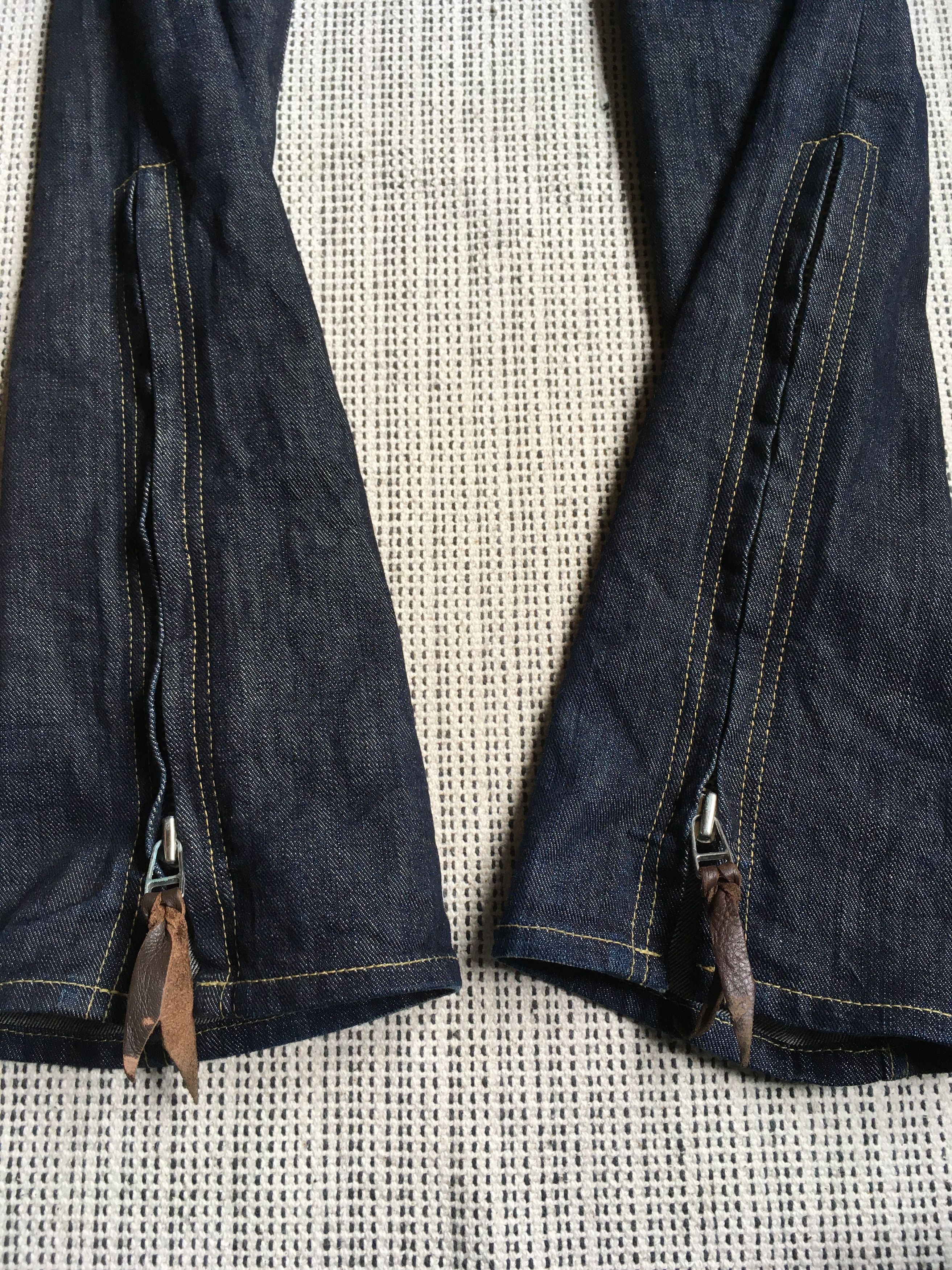 Japanese Brand Skull Flight Denim biker/motorcycle flare jeans Size US 30 / EU 46 - 13 Thumbnail