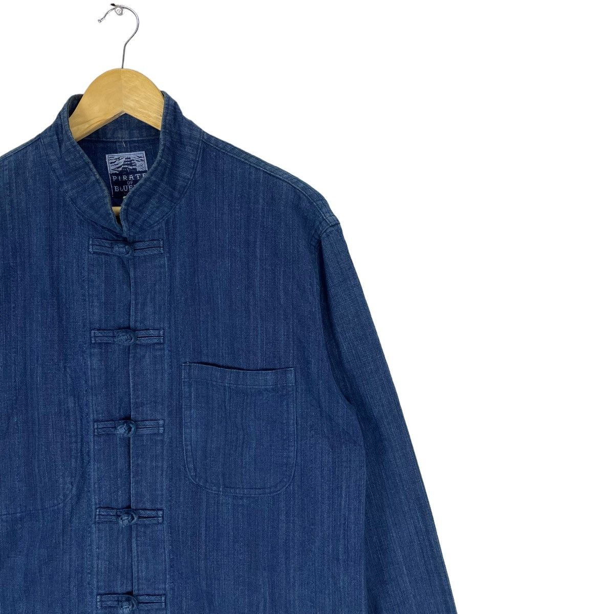 Jelado 🌟JELADO PIRATE OF BLUE DYE STYLE CHINESE JACKET Size US L / EU 52-54 / 3 - 3 Thumbnail