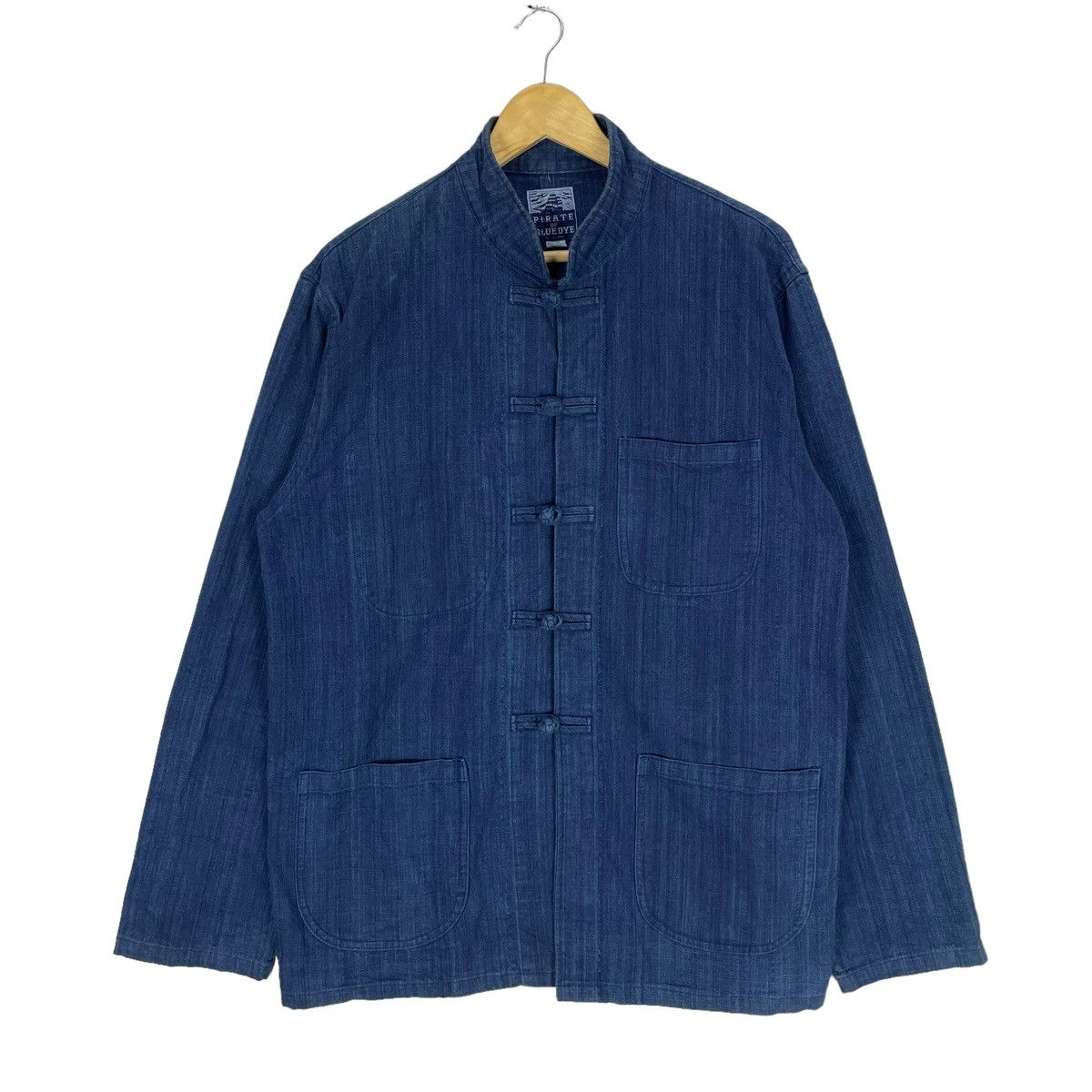 Jelado 🌟JELADO PIRATE OF BLUE DYE STYLE CHINESE JACKET Size US L / EU 52-54 / 3 - 1 Thumbnail
