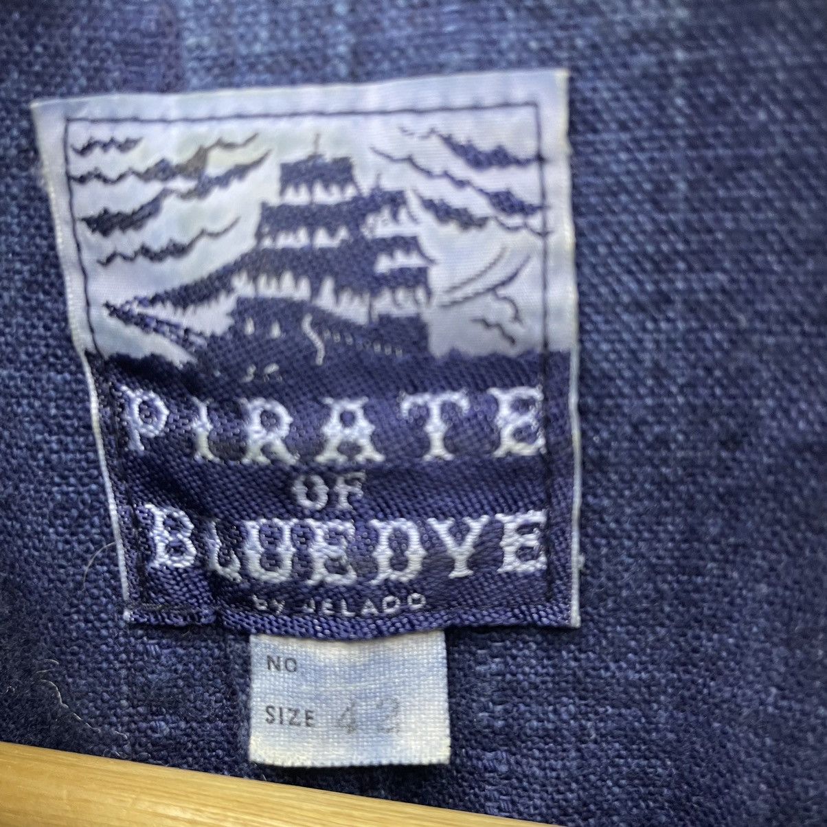 Jelado 🌟JELADO PIRATE OF BLUE DYE STYLE CHINESE JACKET Size US L / EU 52-54 / 3 - 10 Thumbnail