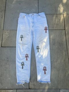 I MADE MY OWN CHROME HEART JEANS