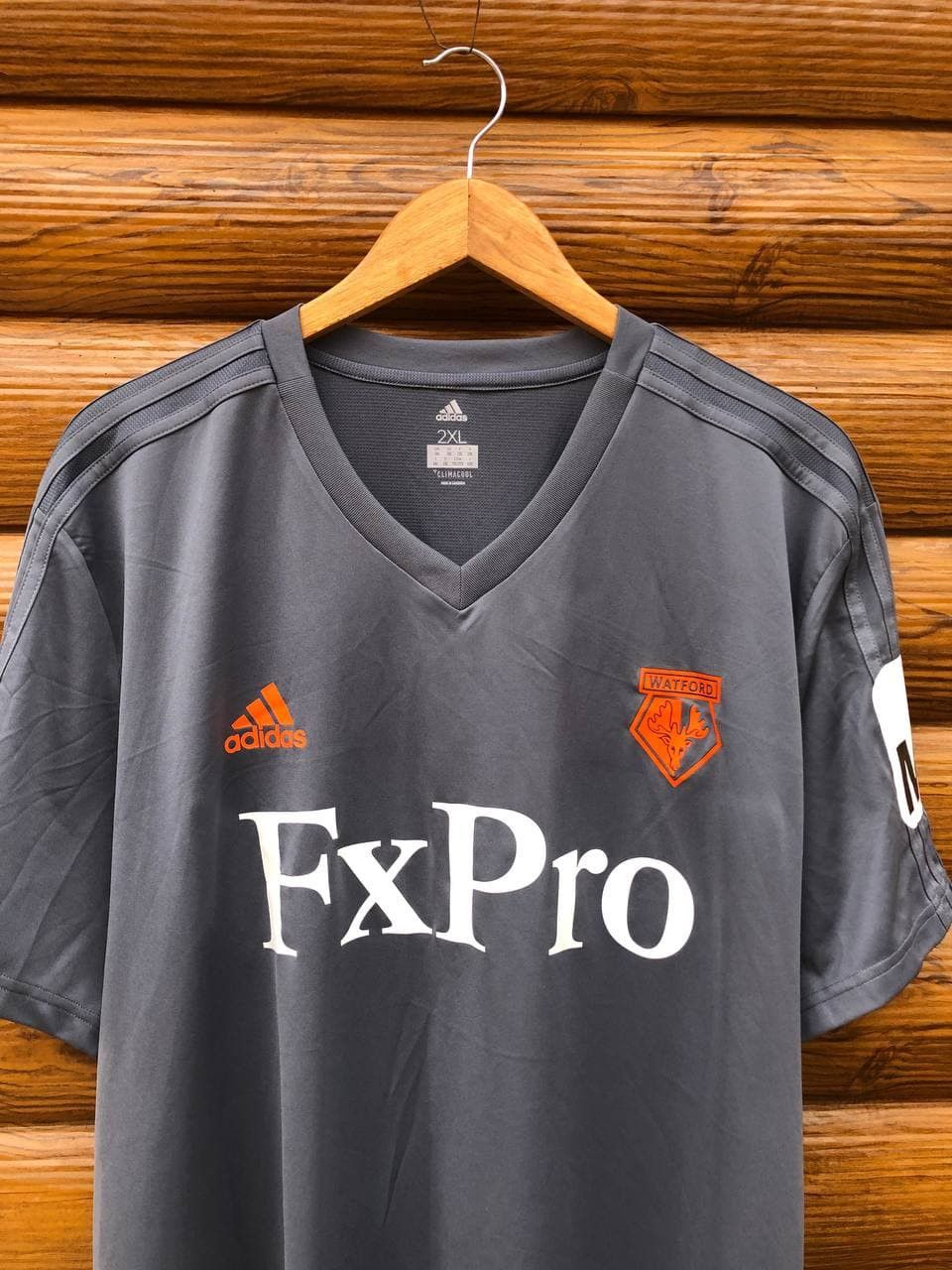 Vintage WATFORD ENGLAND 2017/2018 HOME FOOTBALL SHIRT JERSEY ADIDAS Size US XXL / EU 58 / 5 - 2 Thumbnail