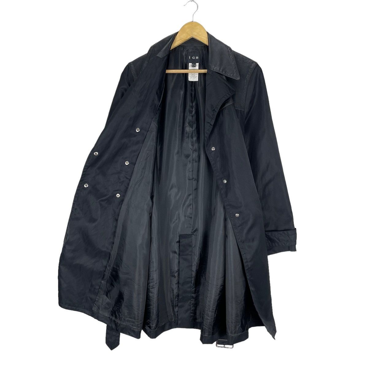 Japanese Brand × Leather ☀️ICB JAPAN LEATHER PART SNAP BUTTON JACKET Size US M / EU 48-50 / 2 - 8 Thumbnail