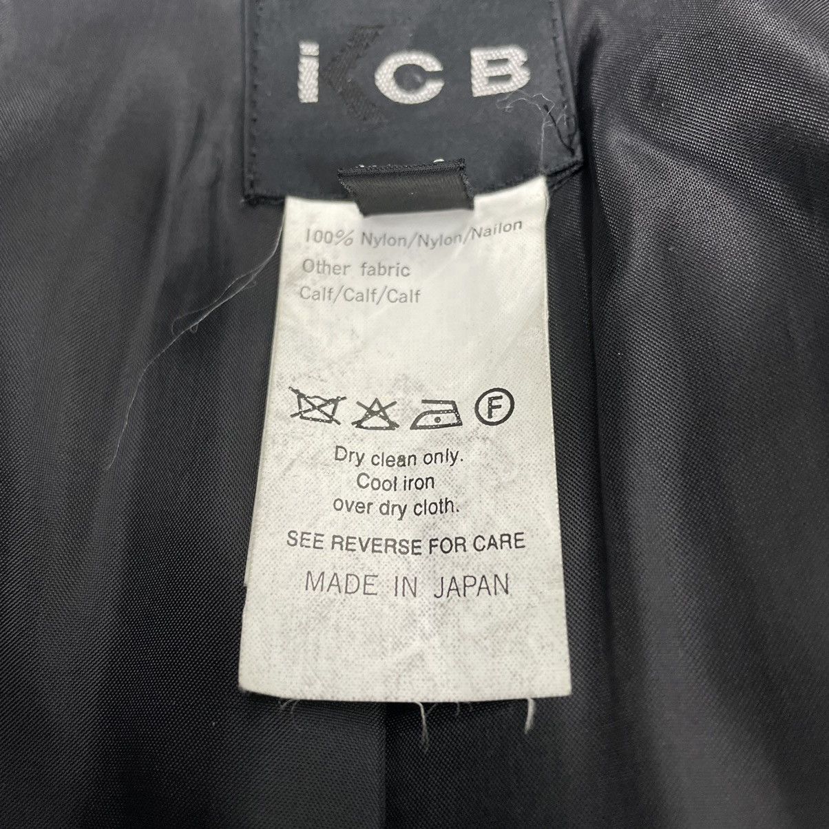 Japanese Brand × Leather ☀️ICB JAPAN LEATHER PART SNAP BUTTON JACKET Size US M / EU 48-50 / 2 - 9 Thumbnail