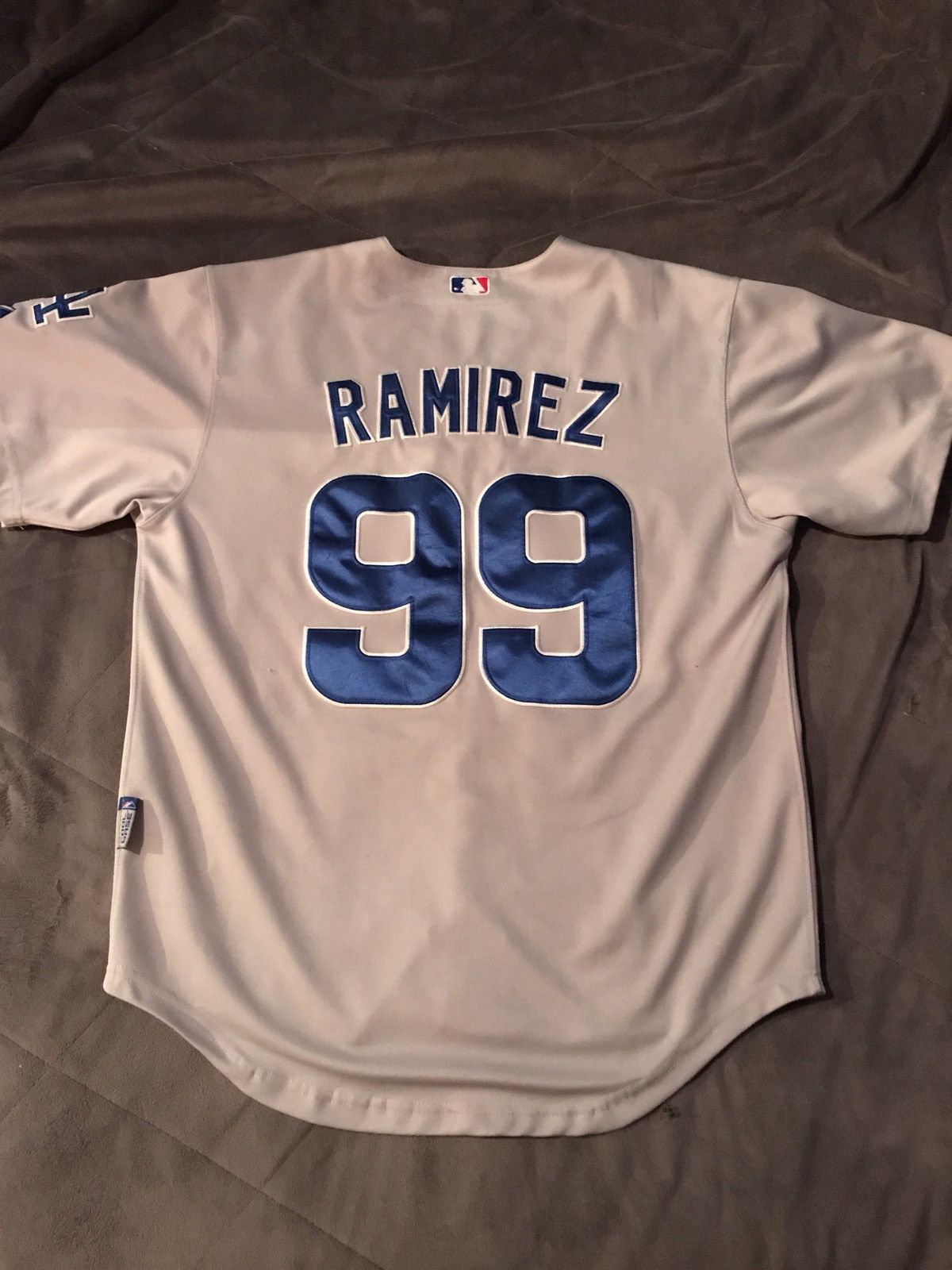 Manny Ramirez Los Angeles Dodgers Majestic Baseball Jersey Size X-Large  Adult