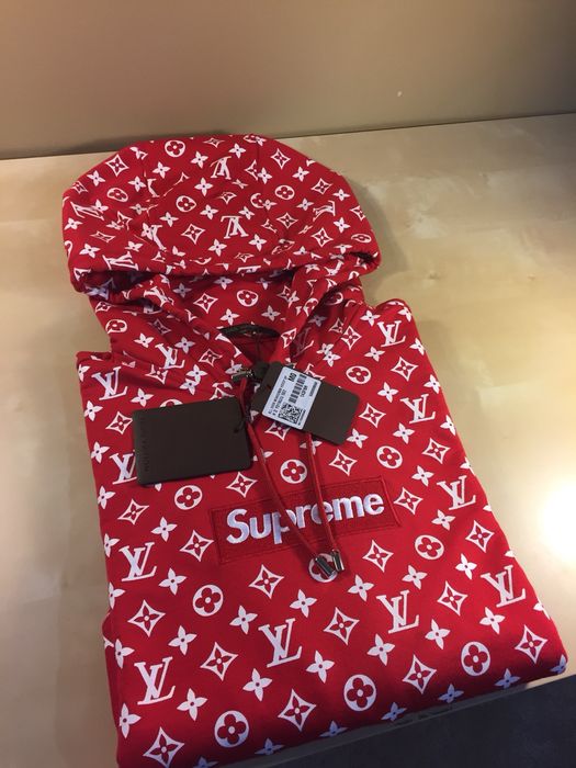 Louis Vuitton Supreme Logo Box Hoodie