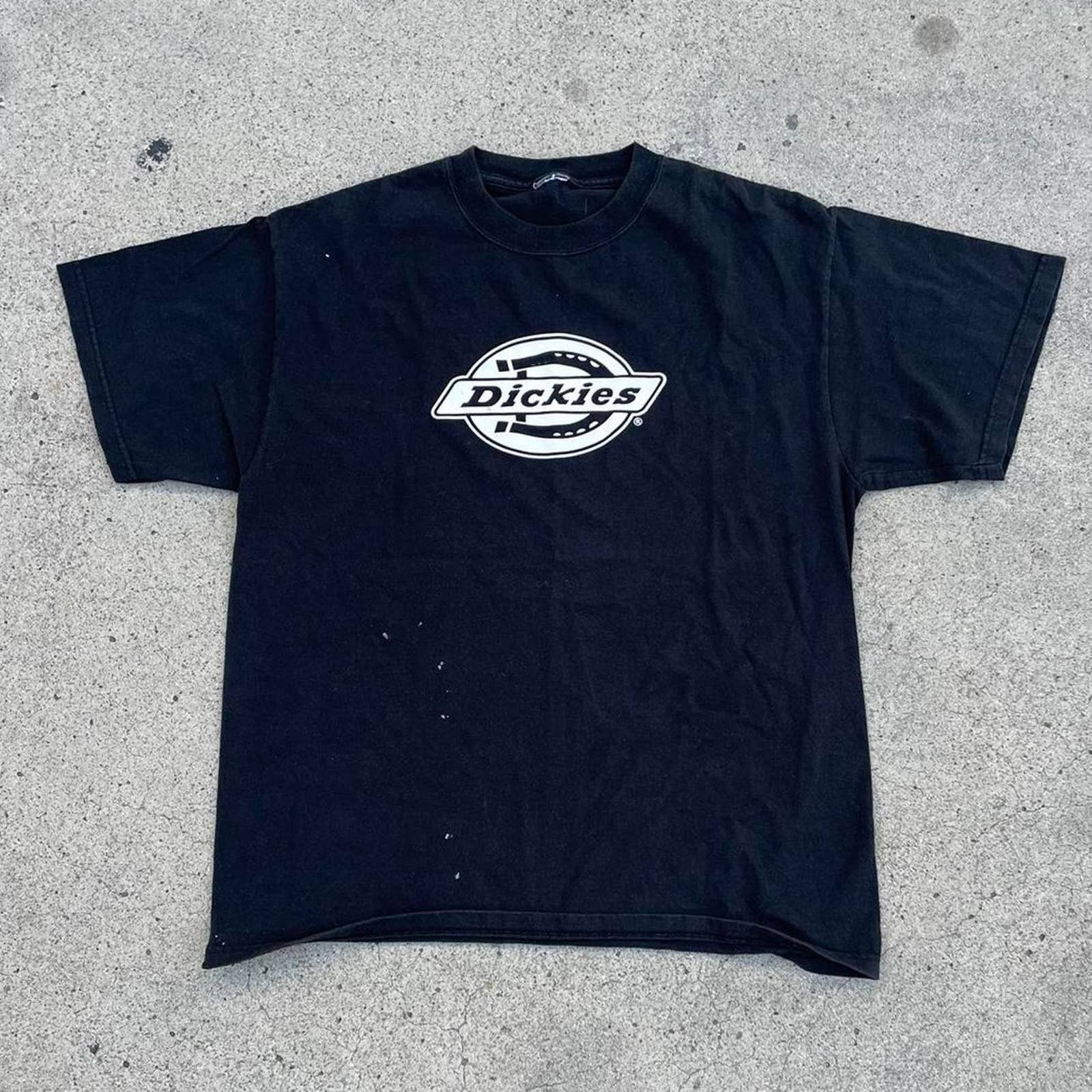 Dickies Vintage y2k dickies puff paint skater mall goth rocker tee ...