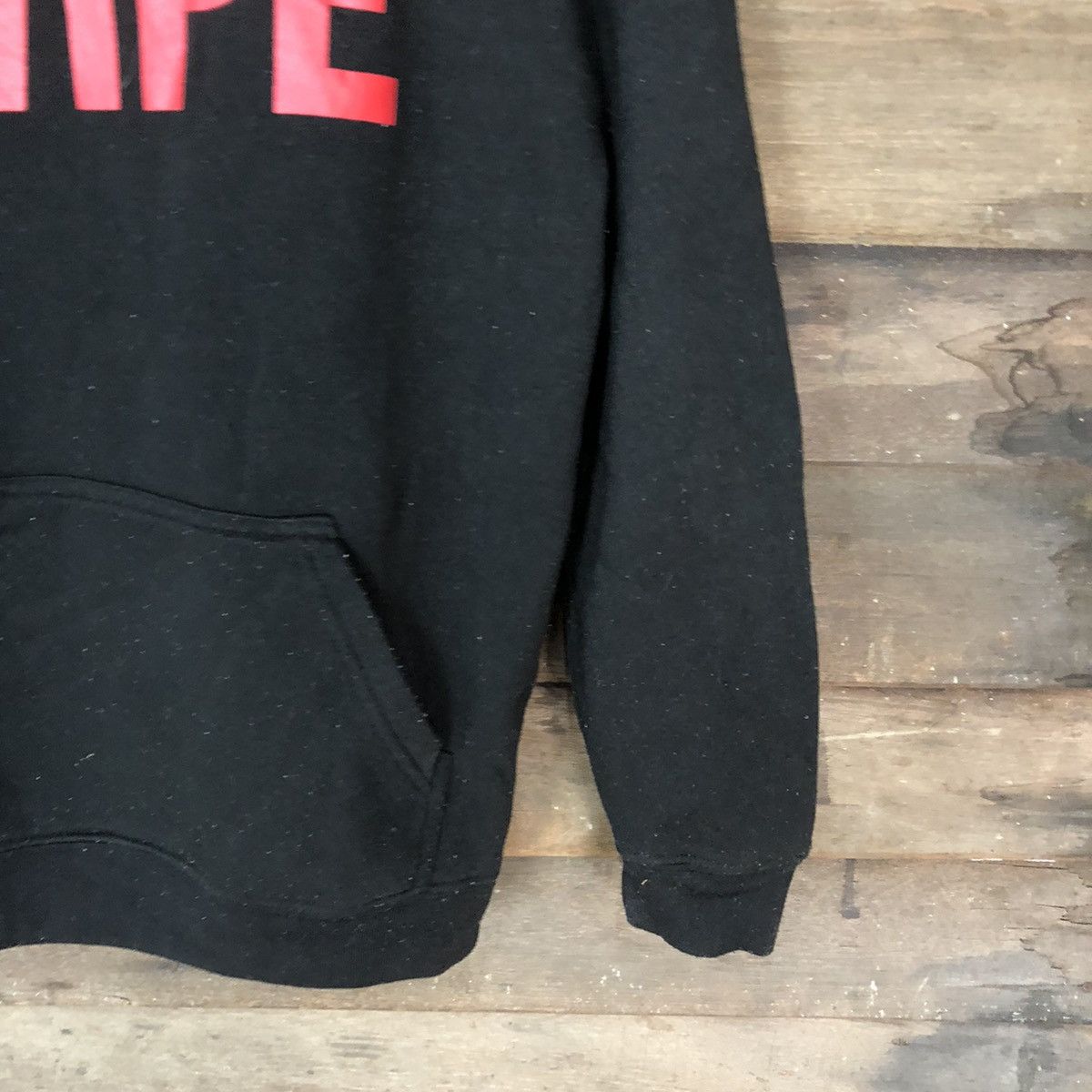 Japanese Brand Great World House Swipe Black Hoodie sweatshirt #4773 Size M / US 6-8 / IT 42-44 - 5 Thumbnail