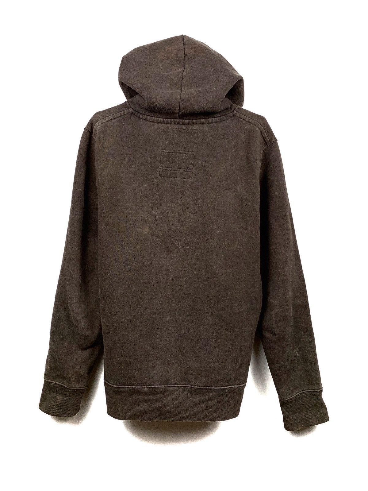 Allsaints Allsaints Distressed Brown Hoodie Size US L / EU 52-54 / 3 - 2 Thumbnail
