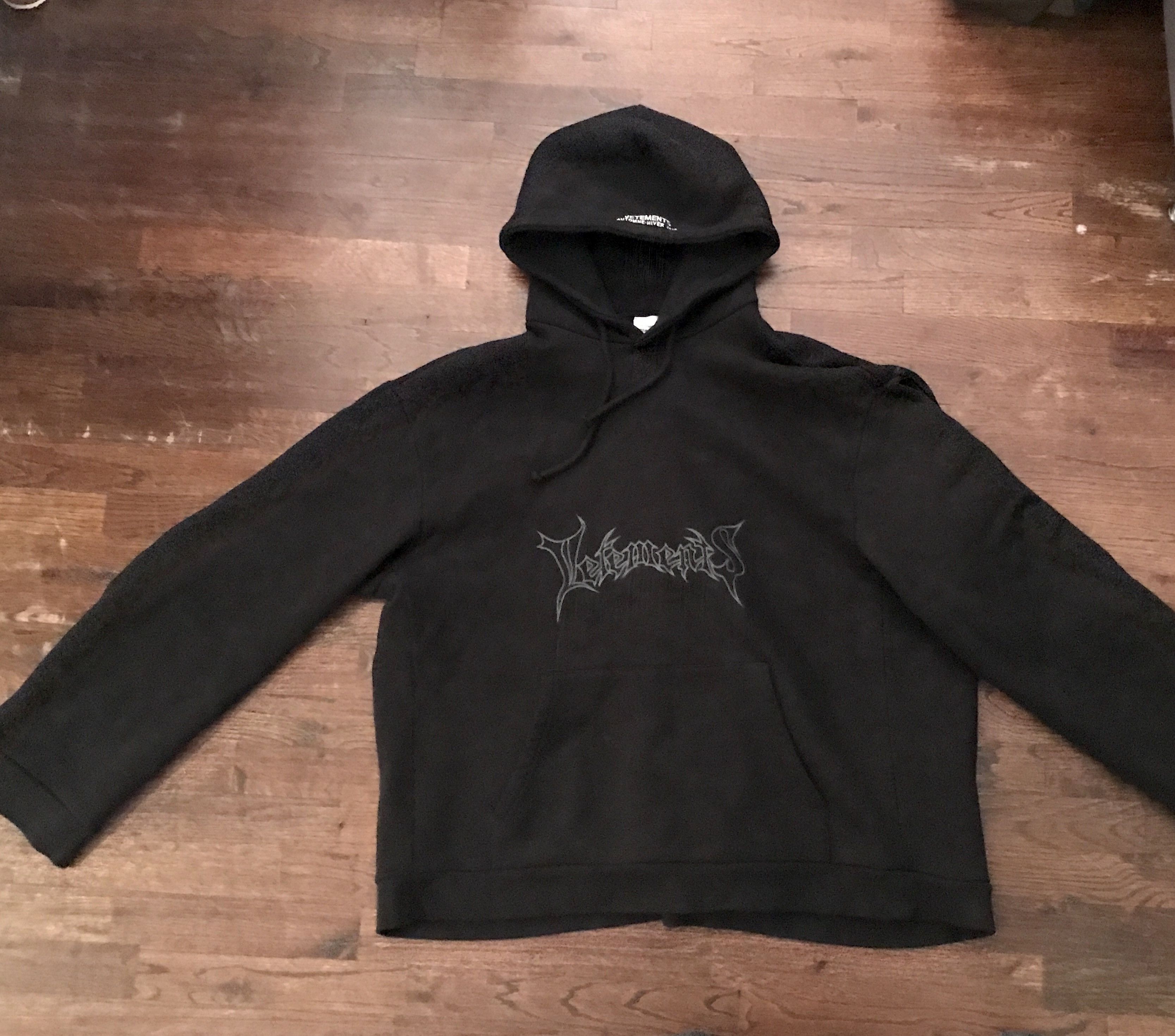 Kanye west vetements on sale hoodie