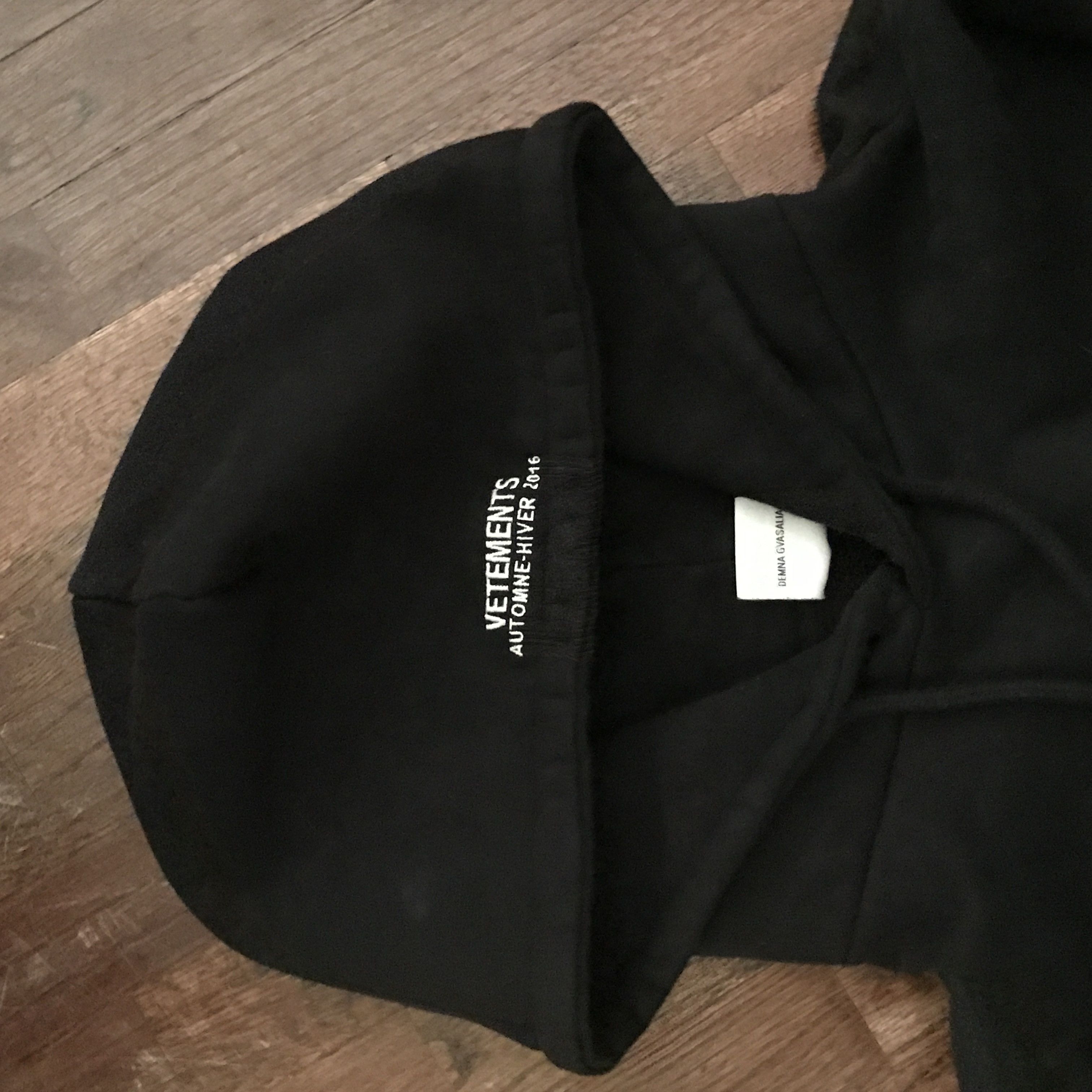 Vetements Oversized Logo Hoodie First Collection Rare Grailed