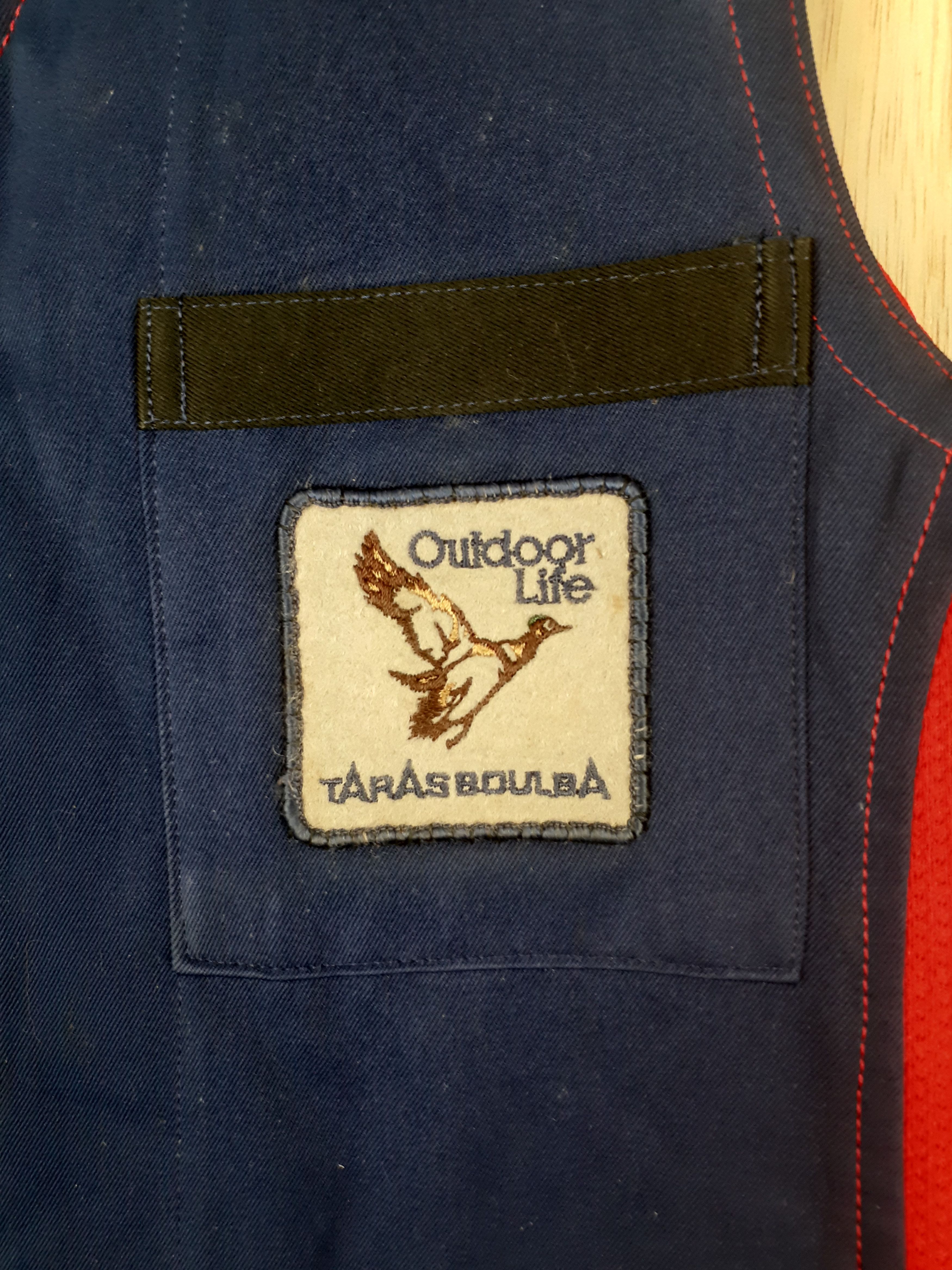 Japanese Brand Union Two Horse blue/red vest #3081 Size US S / EU 44-46 / 1 - 3 Thumbnail