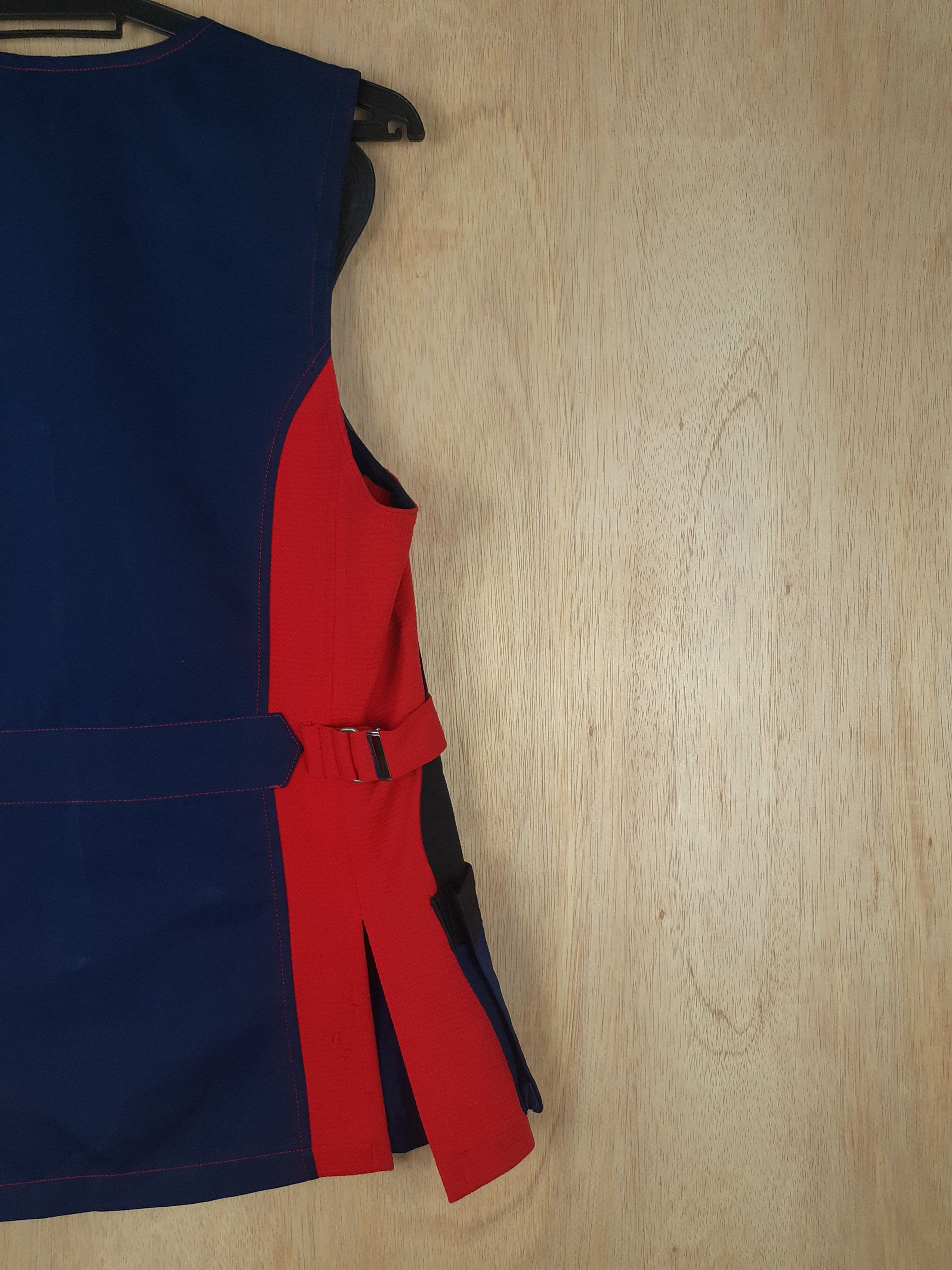 Japanese Brand Union Two Horse blue/red vest #3081 Size US S / EU 44-46 / 1 - 12 Thumbnail