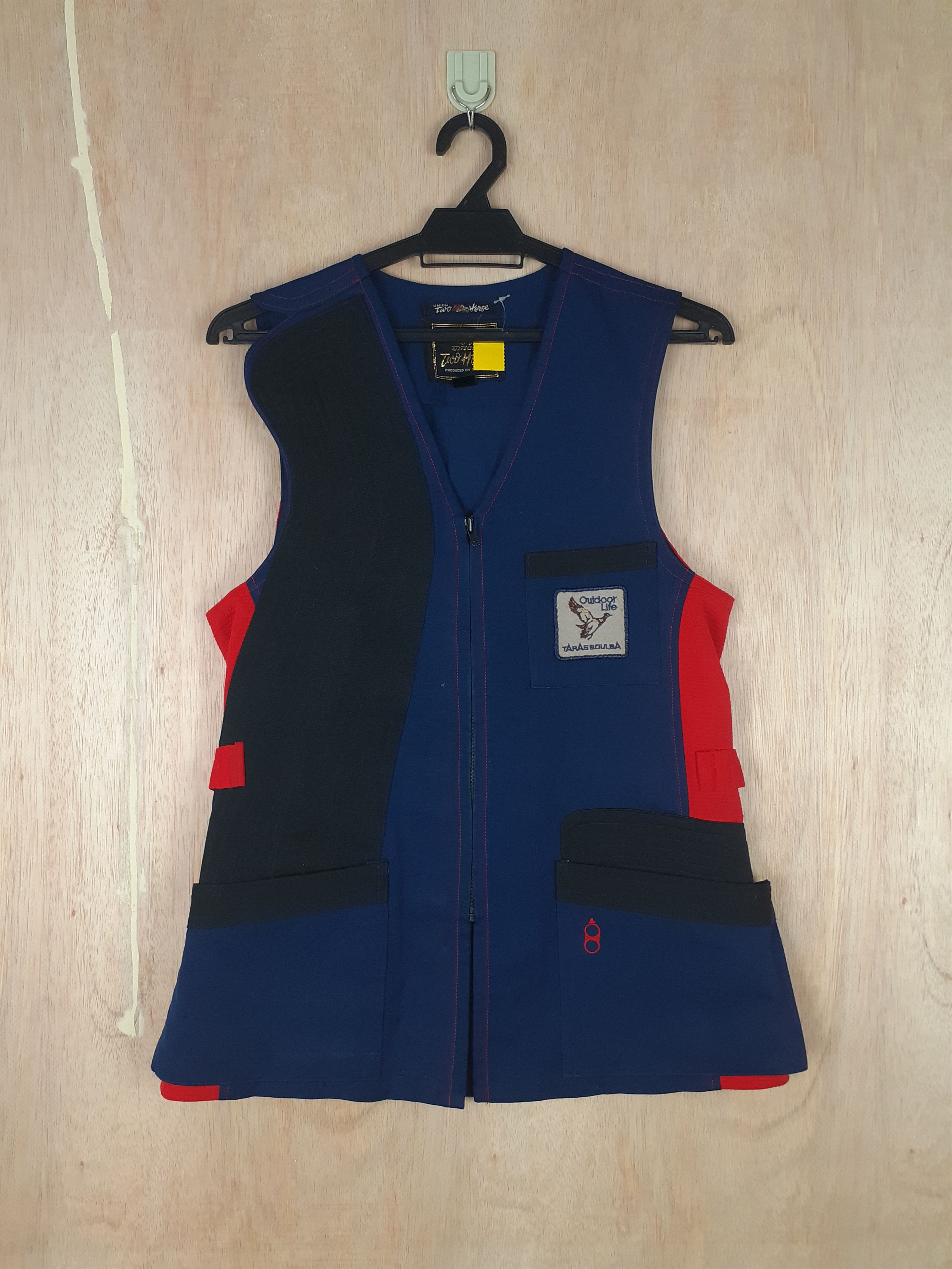 Japanese Brand Union Two Horse blue/red vest #3081 Size US S / EU 44-46 / 1 - 1 Thumbnail