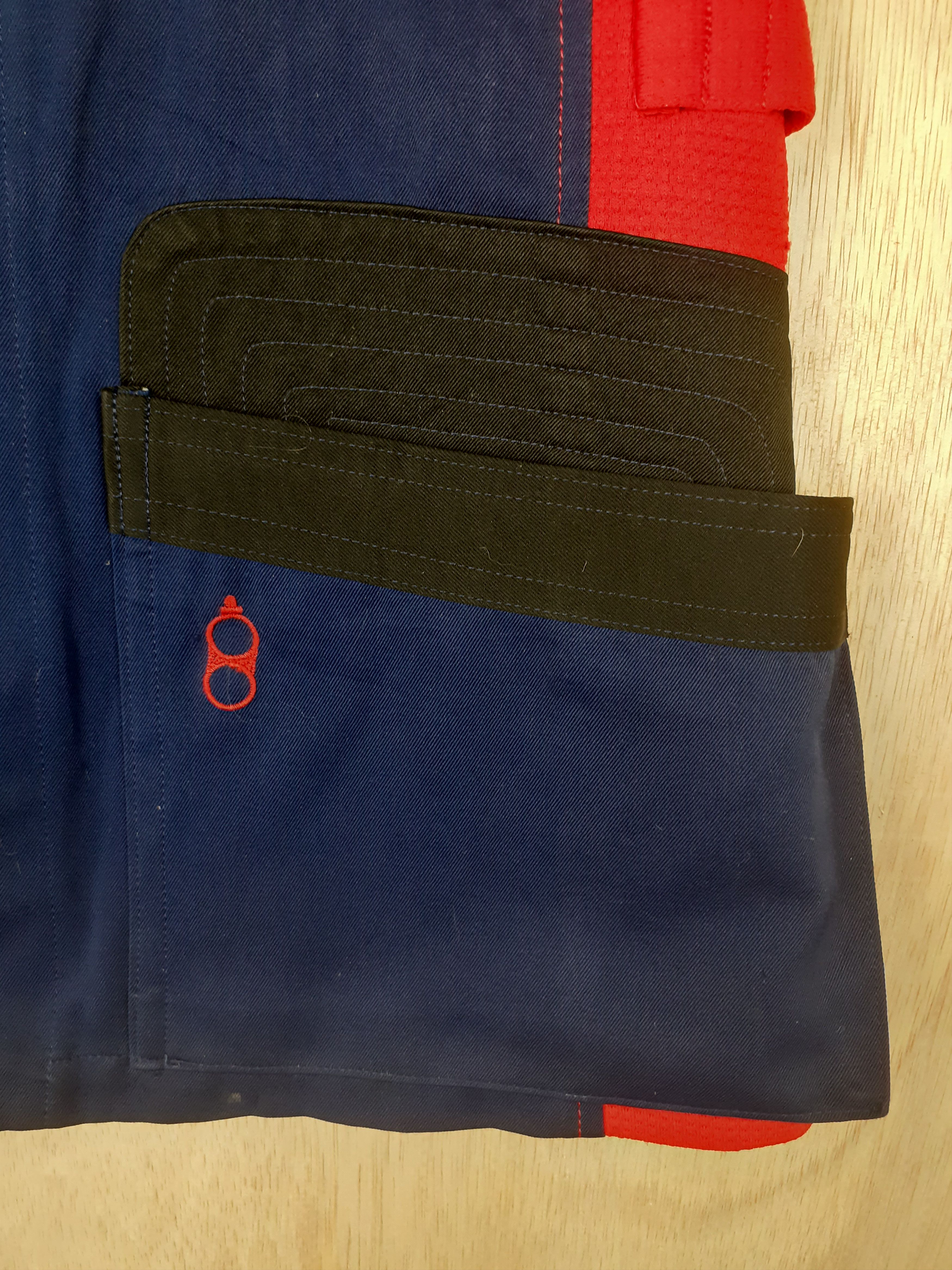 Japanese Brand Union Two Horse blue/red vest #3081 Size US S / EU 44-46 / 1 - 5 Thumbnail
