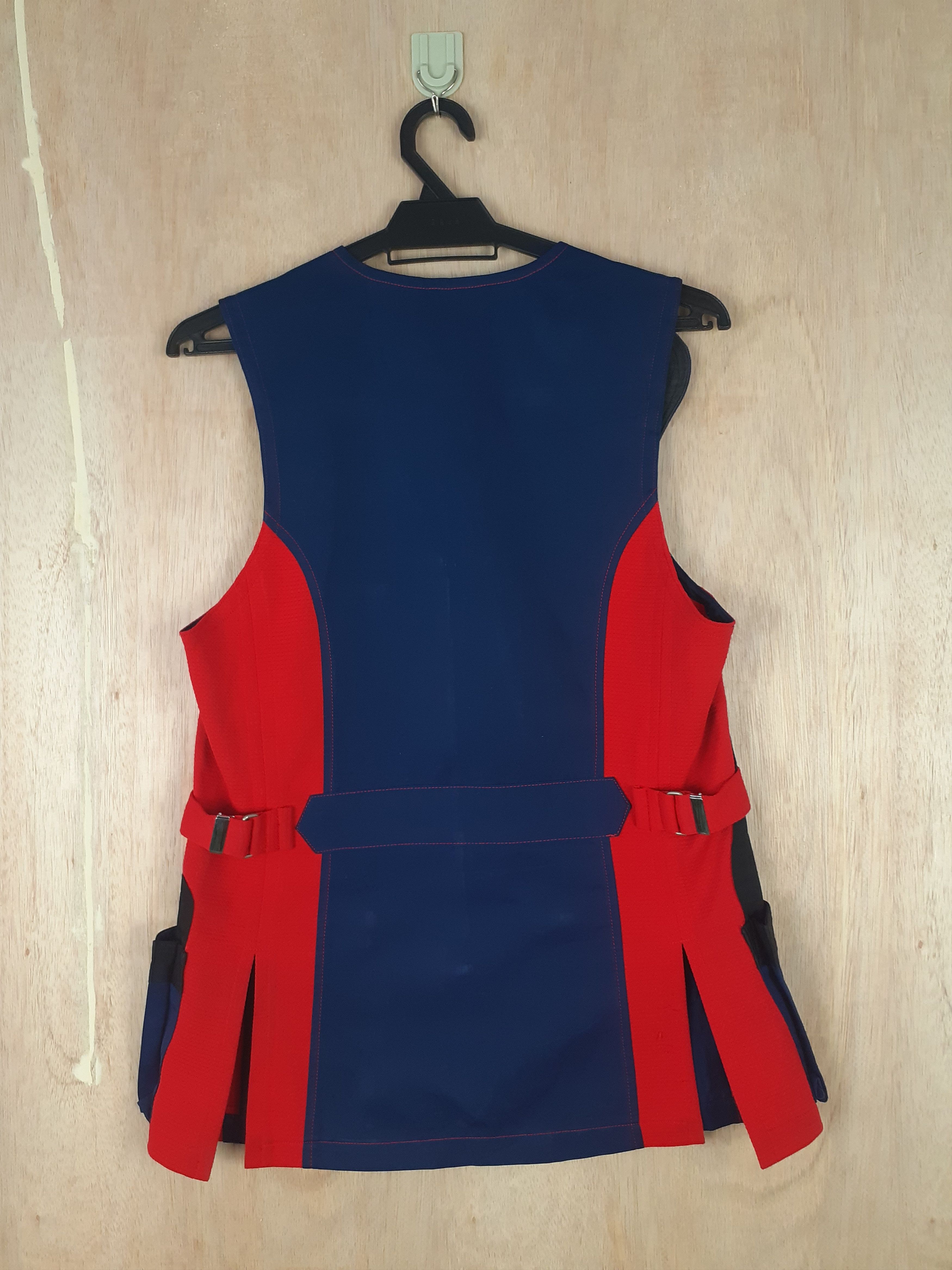 Japanese Brand Union Two Horse blue/red vest #3081 Size US S / EU 44-46 / 1 - 8 Thumbnail