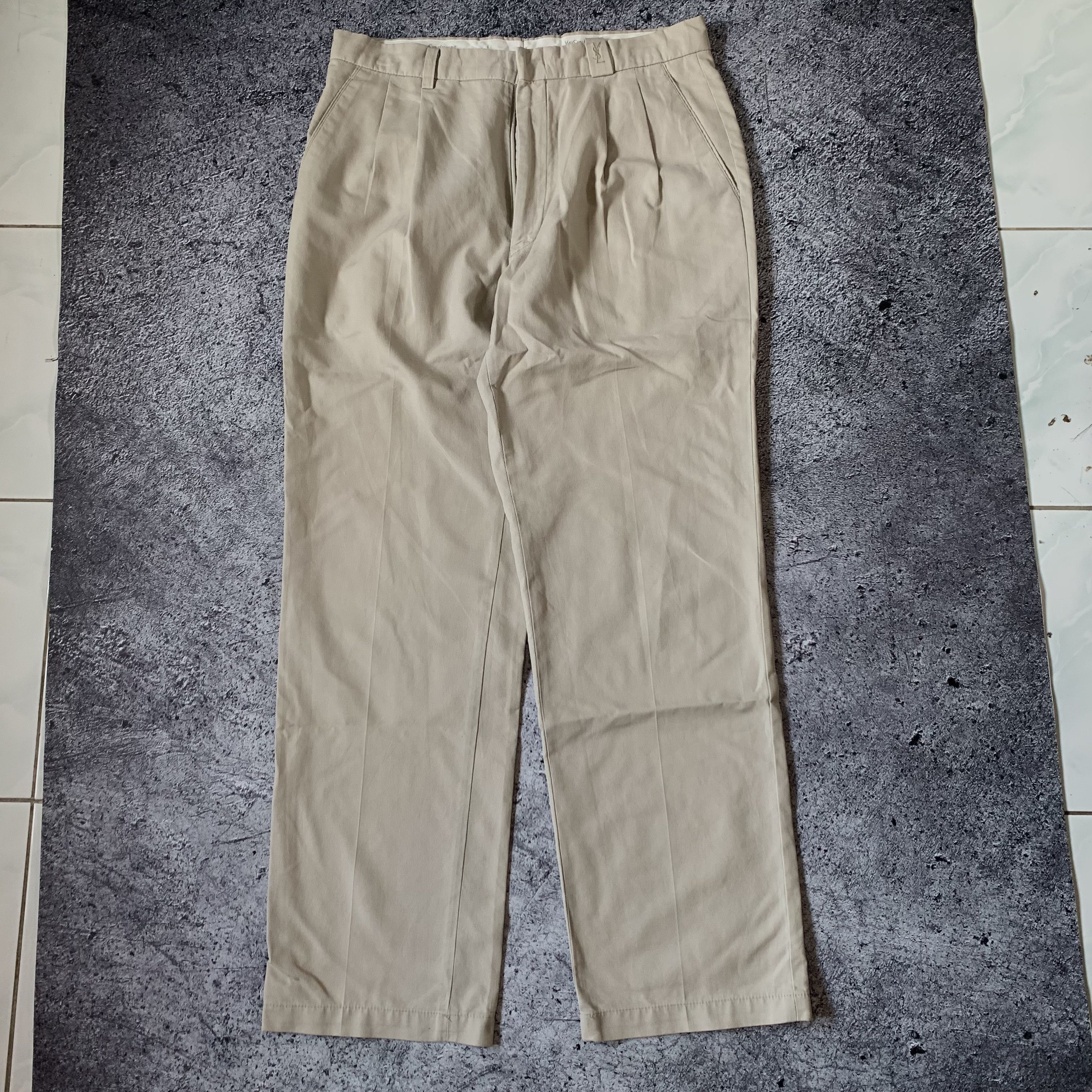 Vintage Yves Saint Laurent Black Trouser Shorts main image 0