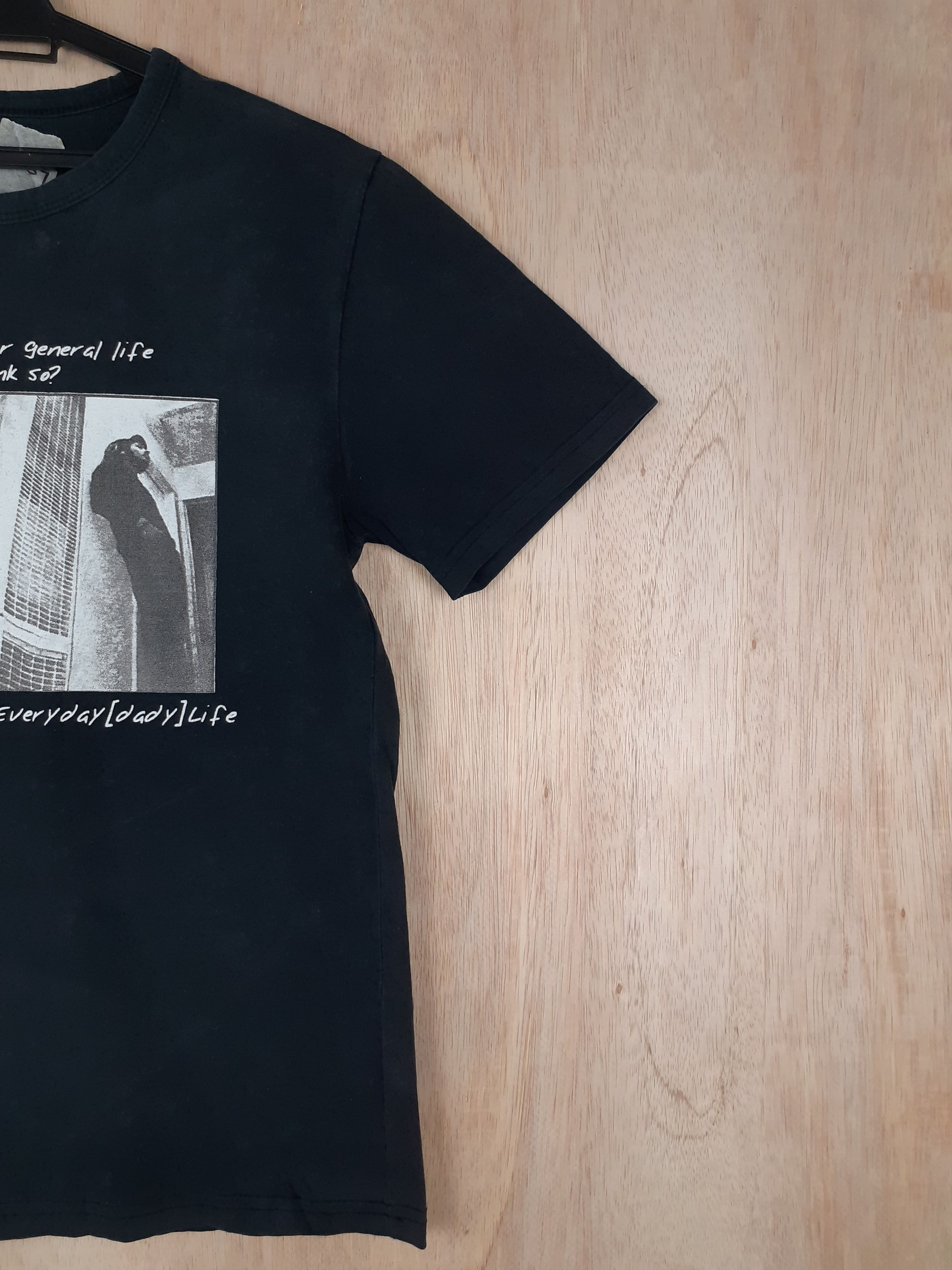 Japanese Brand Everyday (Day) black Tshirt#3039 Size US S / EU 44-46 / 1 - 5 Thumbnail