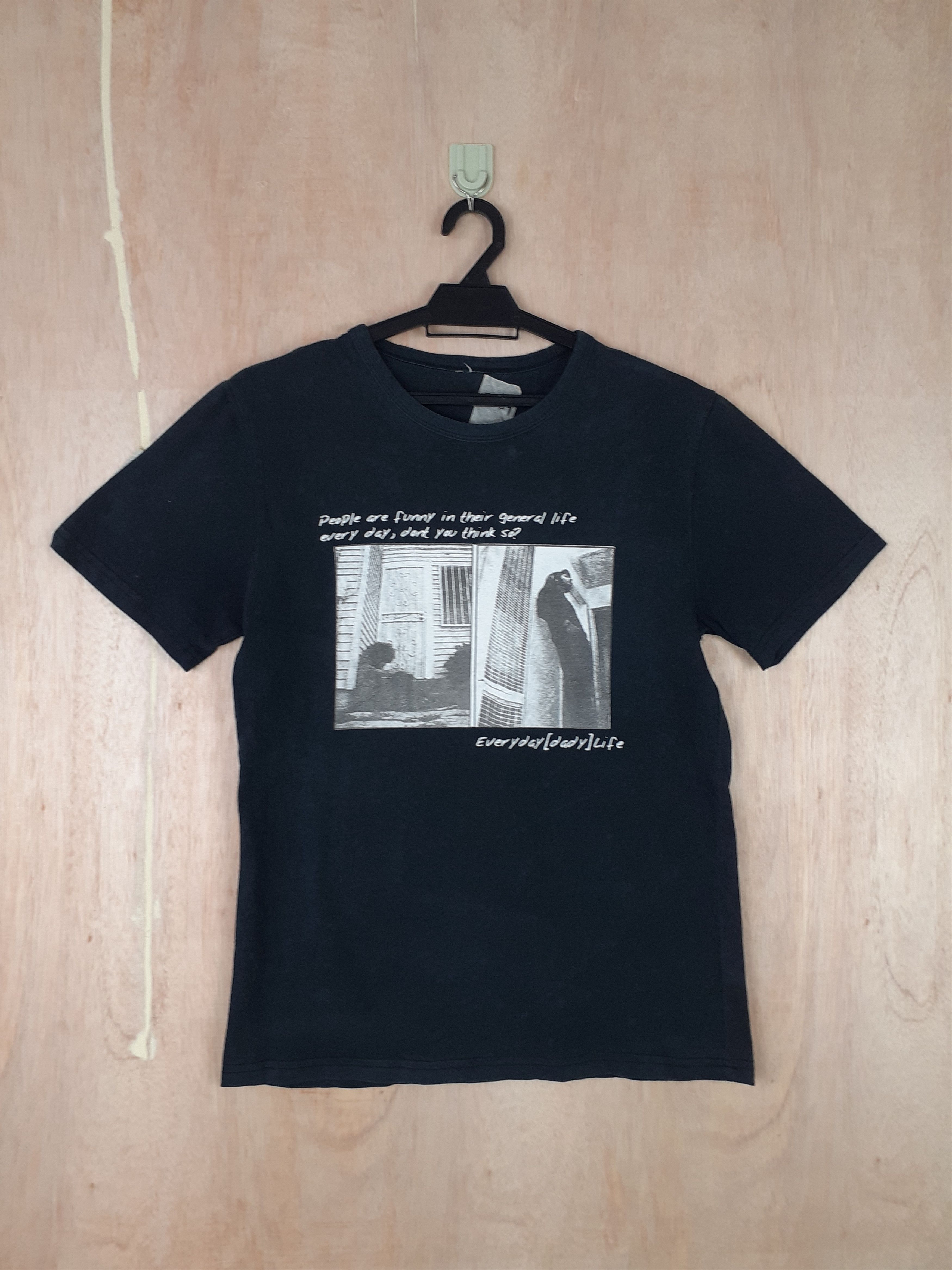 Japanese Brand Everyday (Day) black Tshirt#3039 Size US S / EU 44-46 / 1 - 1 Thumbnail