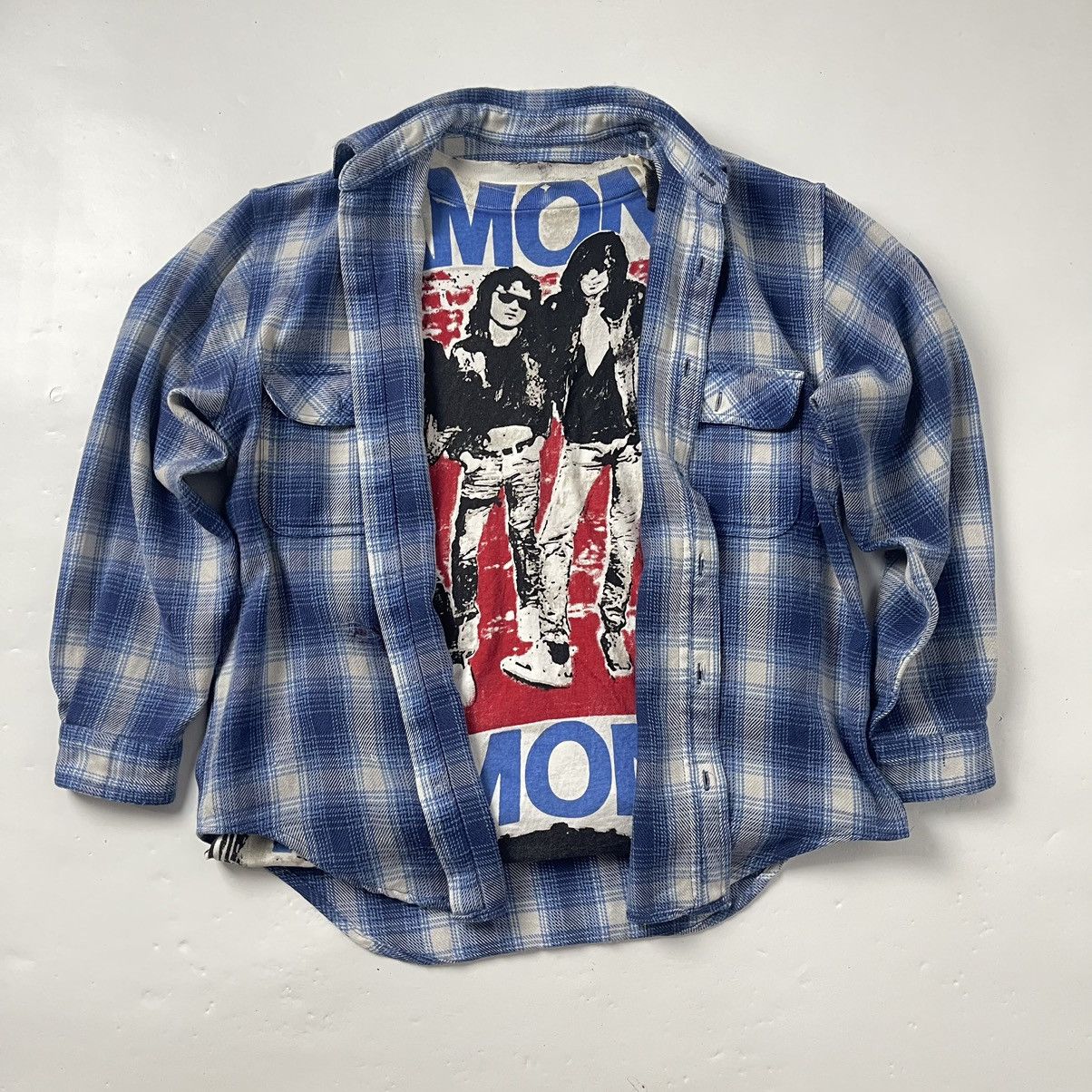 Vintage FLANEL SHIRT VETERANO GRUNGE STYLE KURT COBAIN Size US M / EU 48-50 / 2 - 1 Thumbnail