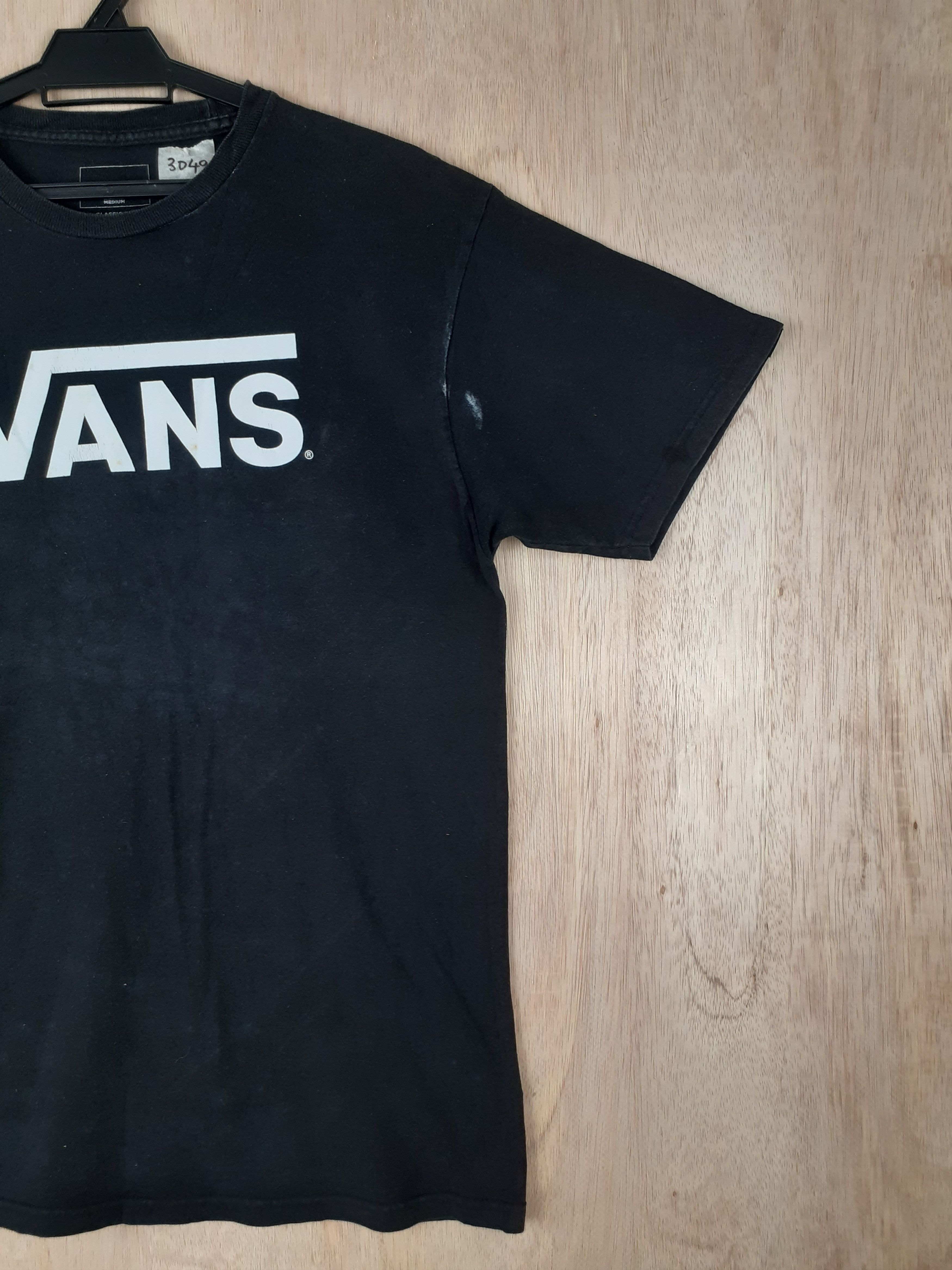 Japanese Brand × Vans Vans black Tshirt #3049 Size US M / EU 48-50 / 2 - 3 Thumbnail