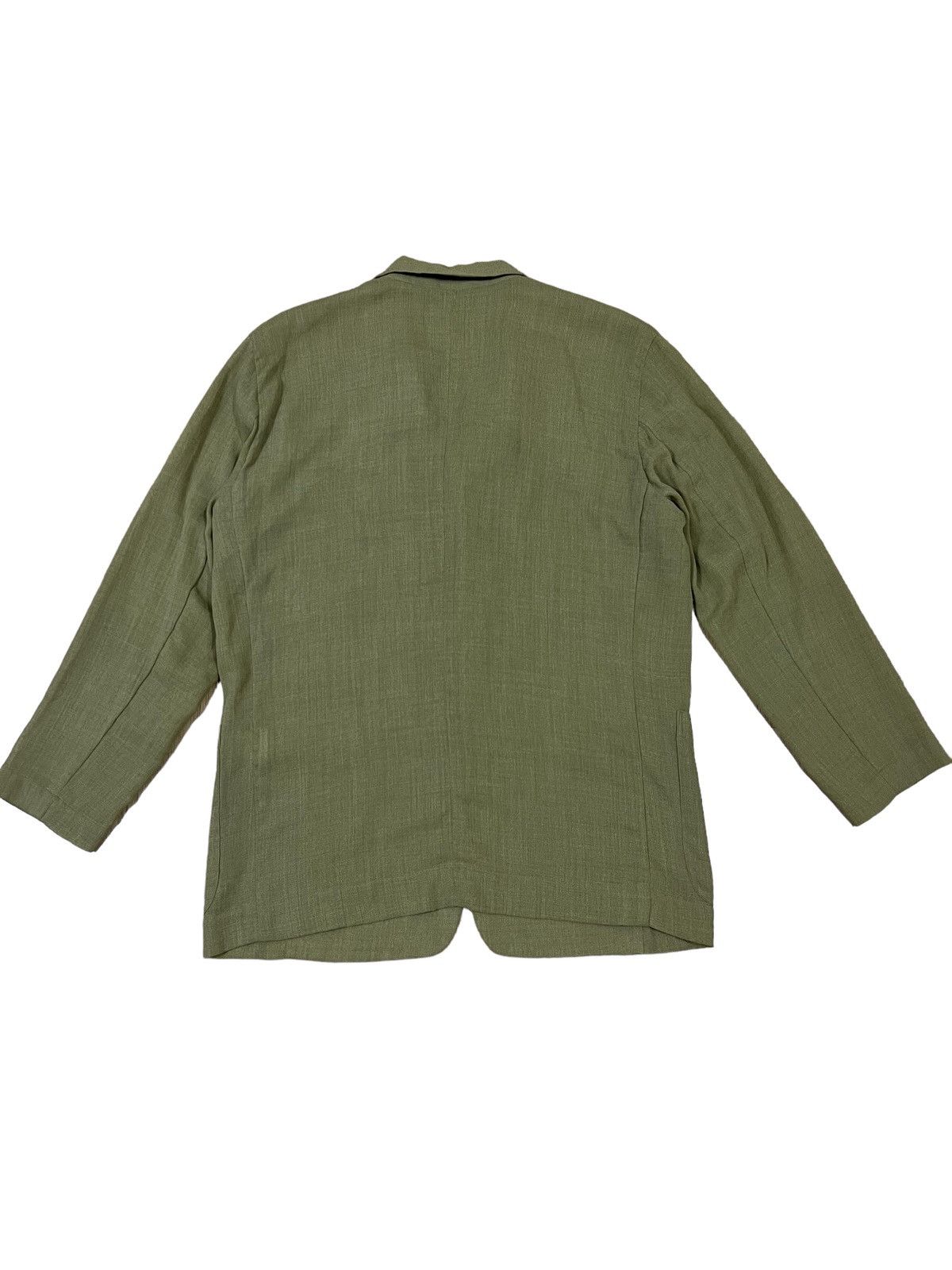 Issey Miyake × Vintage 1980s Issey Miyake Plantation Hairy Wool Minimal Jacket Size US M / EU 48-50 / 2 - 5 Thumbnail