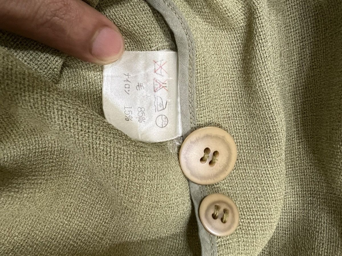 Issey Miyake × Vintage 1980s Issey Miyake Plantation Hairy Wool Minimal Jacket Size US M / EU 48-50 / 2 - 9 Thumbnail