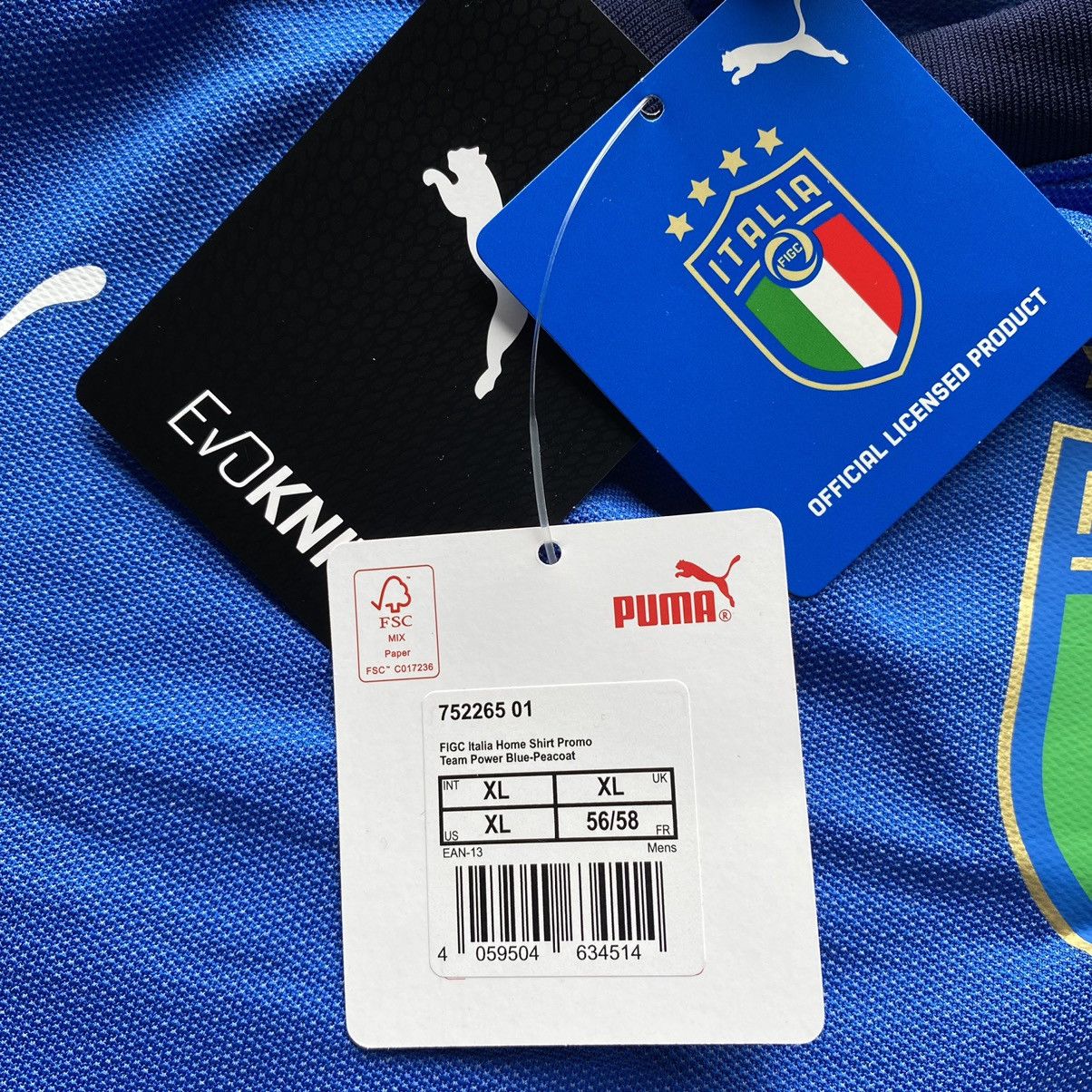 Puma New Italy National Team 2018 Home Jersey Football Soccer Size US XL / EU 56 / 4 - 5 Thumbnail
