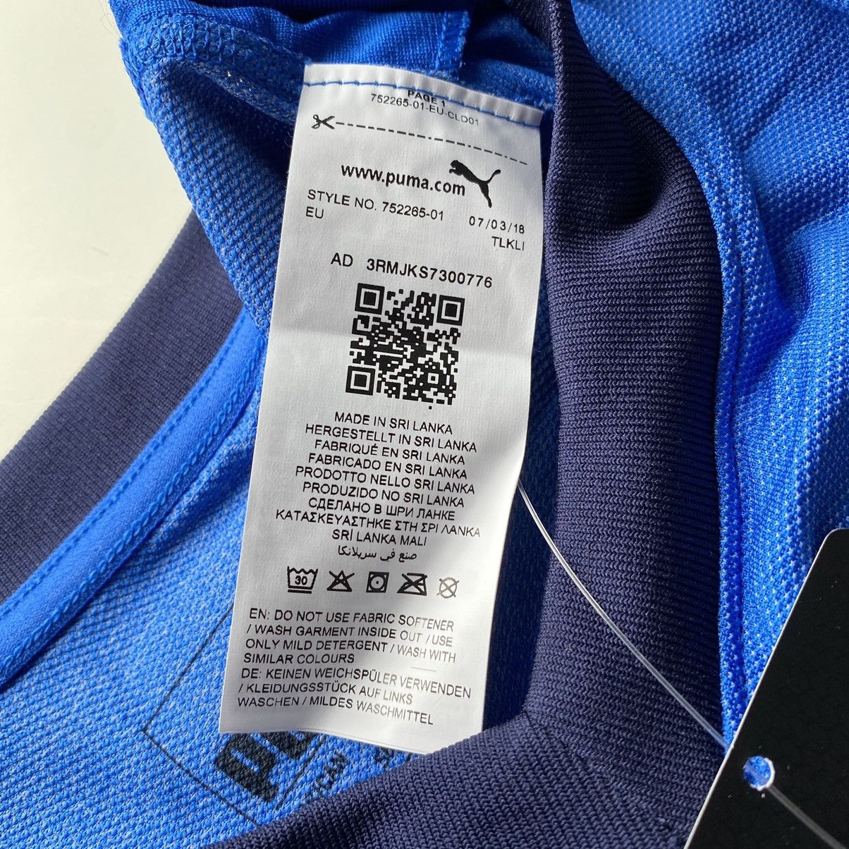 Puma New Italy National Team 2018 Home Jersey Football Soccer Size US XL / EU 56 / 4 - 6 Thumbnail